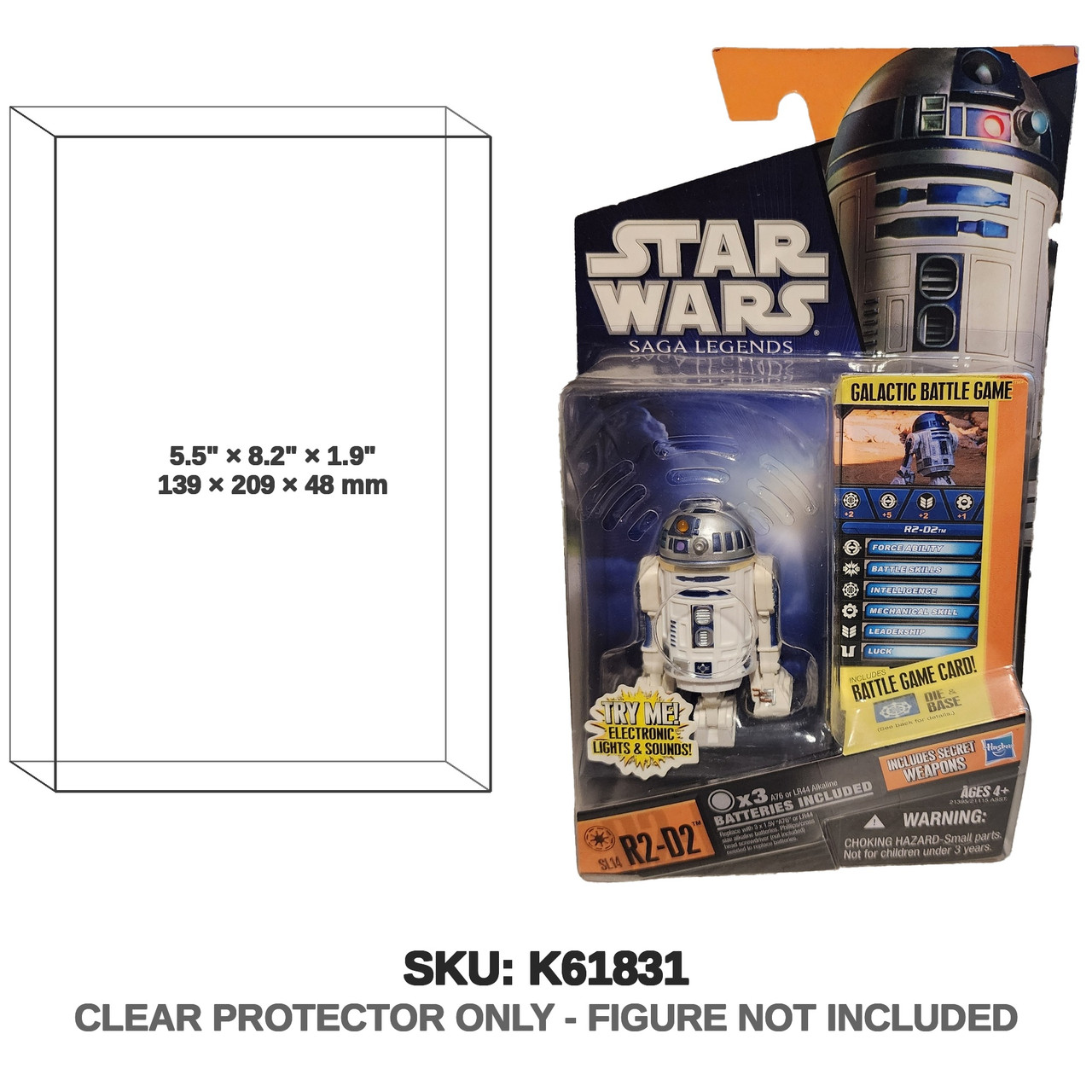 R2-D2 Star Wars The Saga Legends Figure