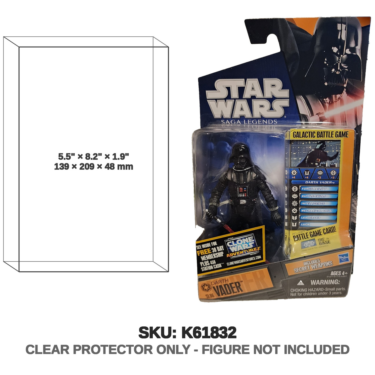 Darth Vader Star Wars The Saga Legends Figure