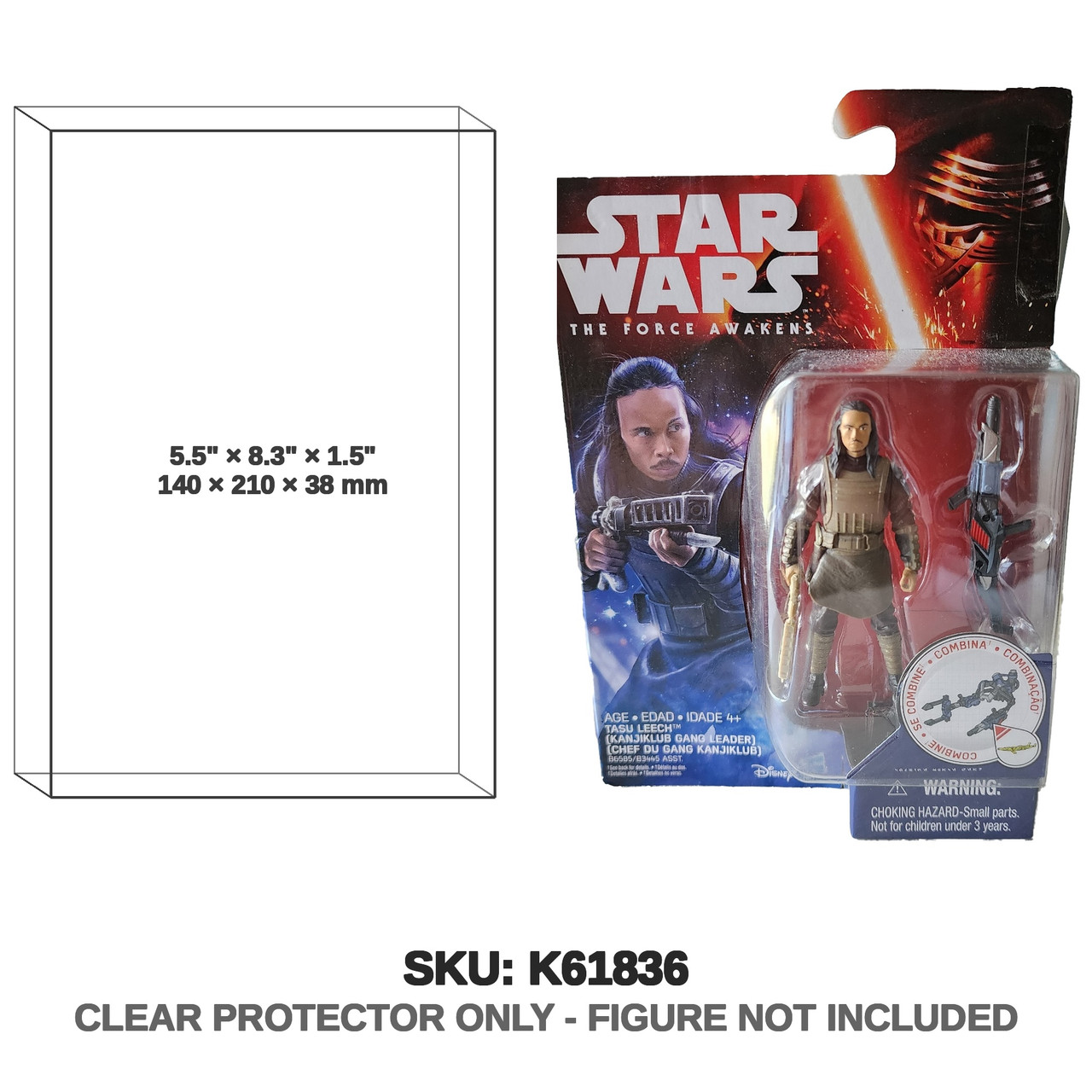 Hasbro Star Wars The Force Awakens Tasu Leech (kanjiklub Gang Leader)