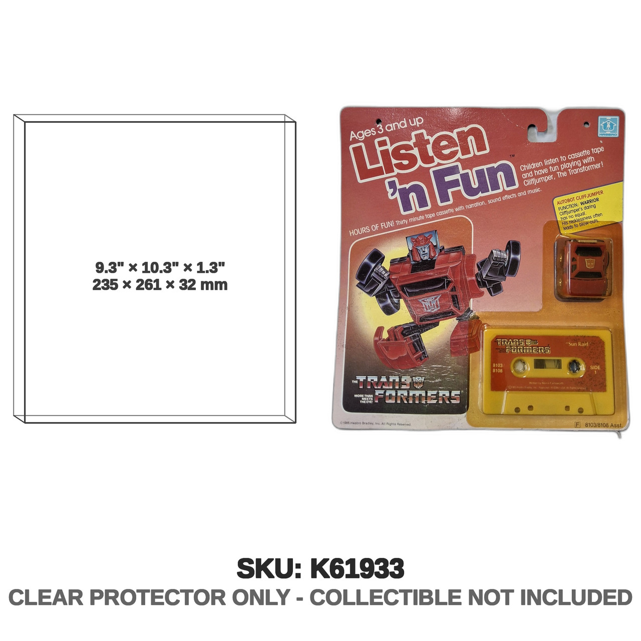 Hasbro Transformers Listen N Fun Red Cliff Jumper