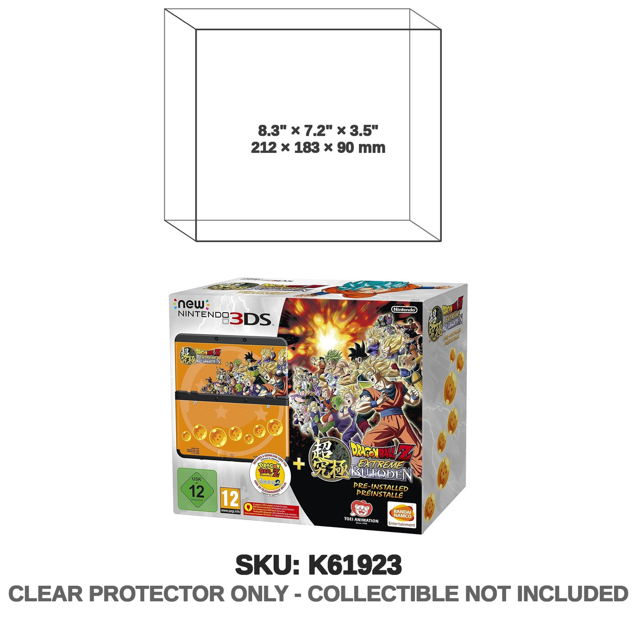 Dragon Ball Z Extreme Butoden New Nintendo 3DS Bundle