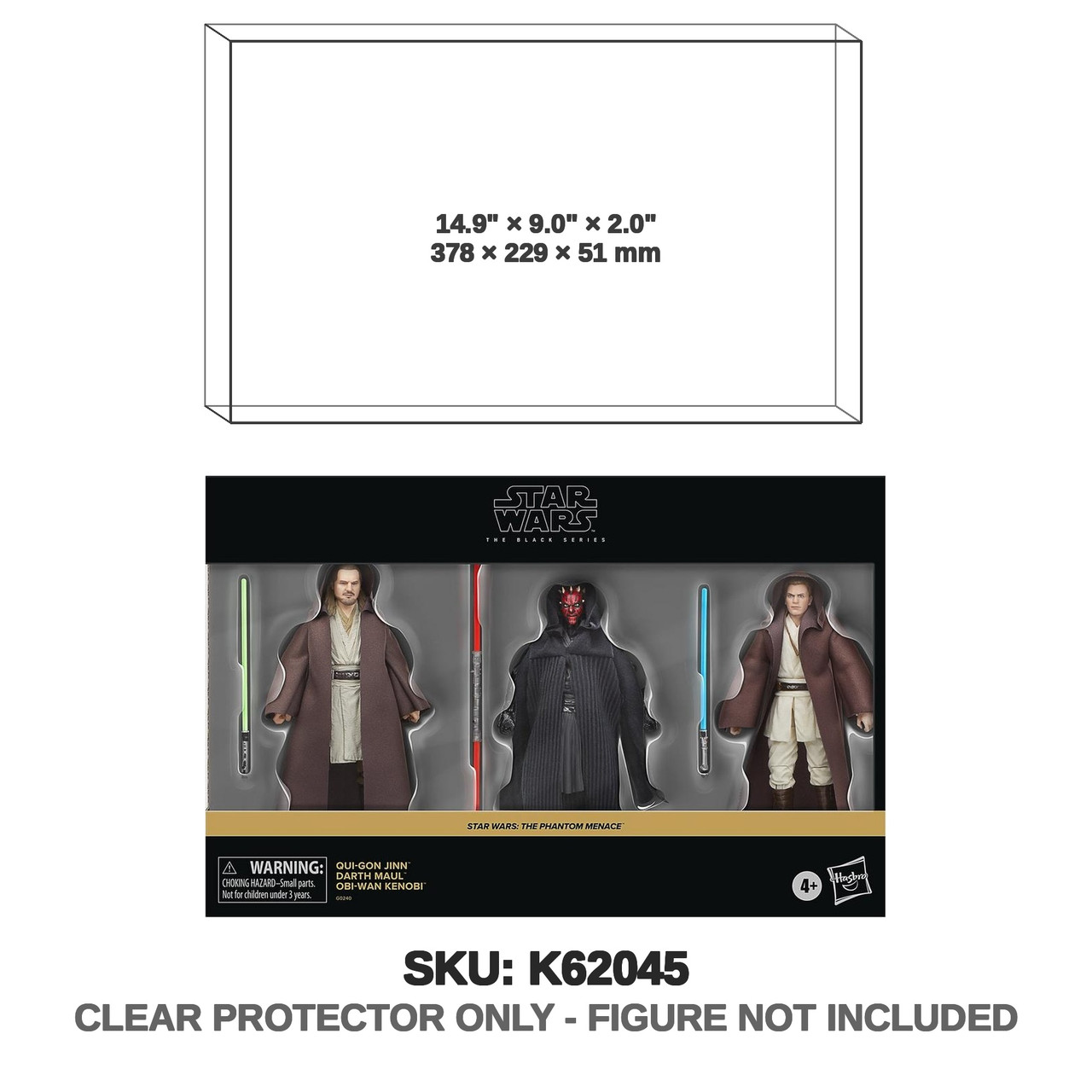 Phantom Menace Star Wars Episode I 3-Pack Figures