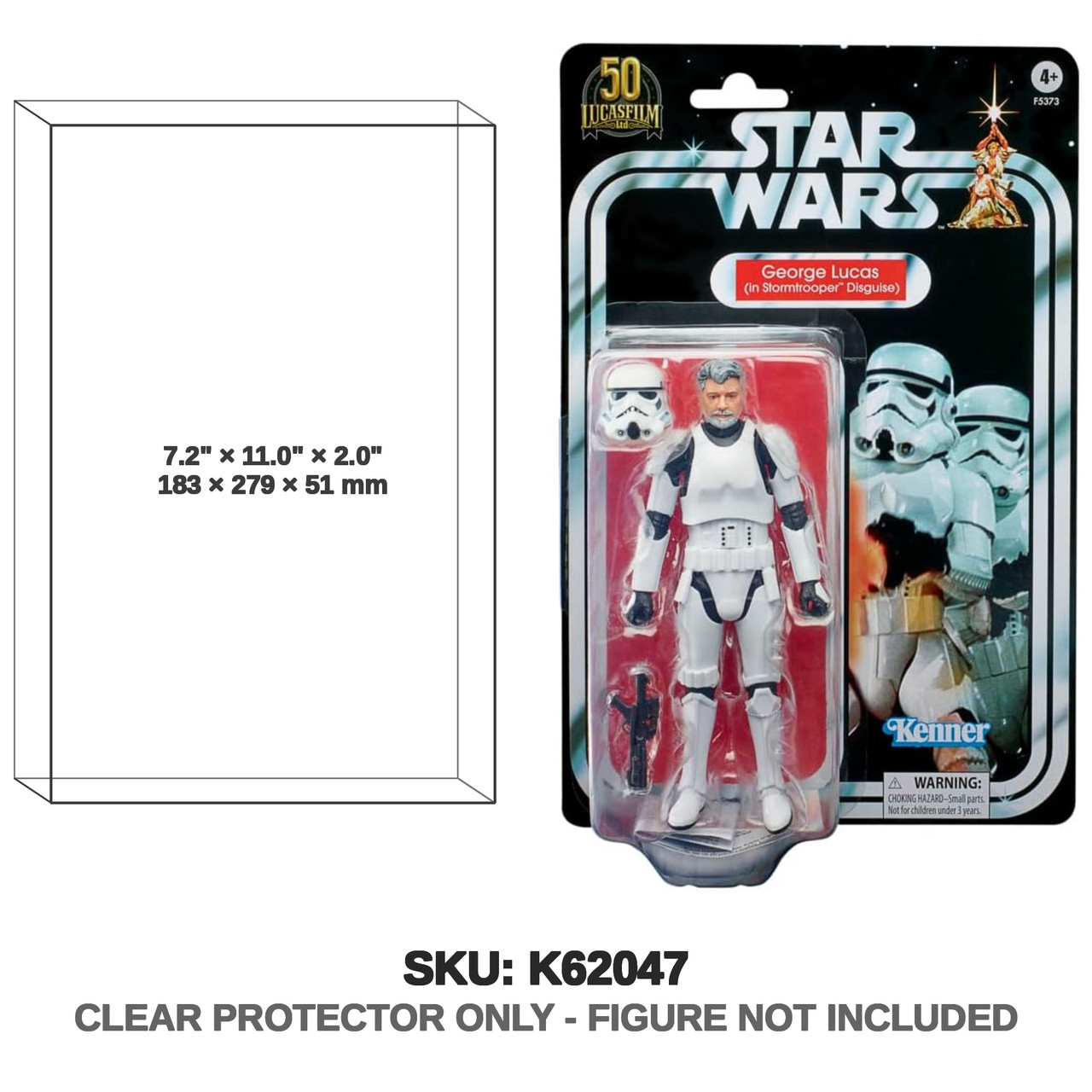 George Lucas Stormtrooper Disguise Star Wars Black Series 50th Figure