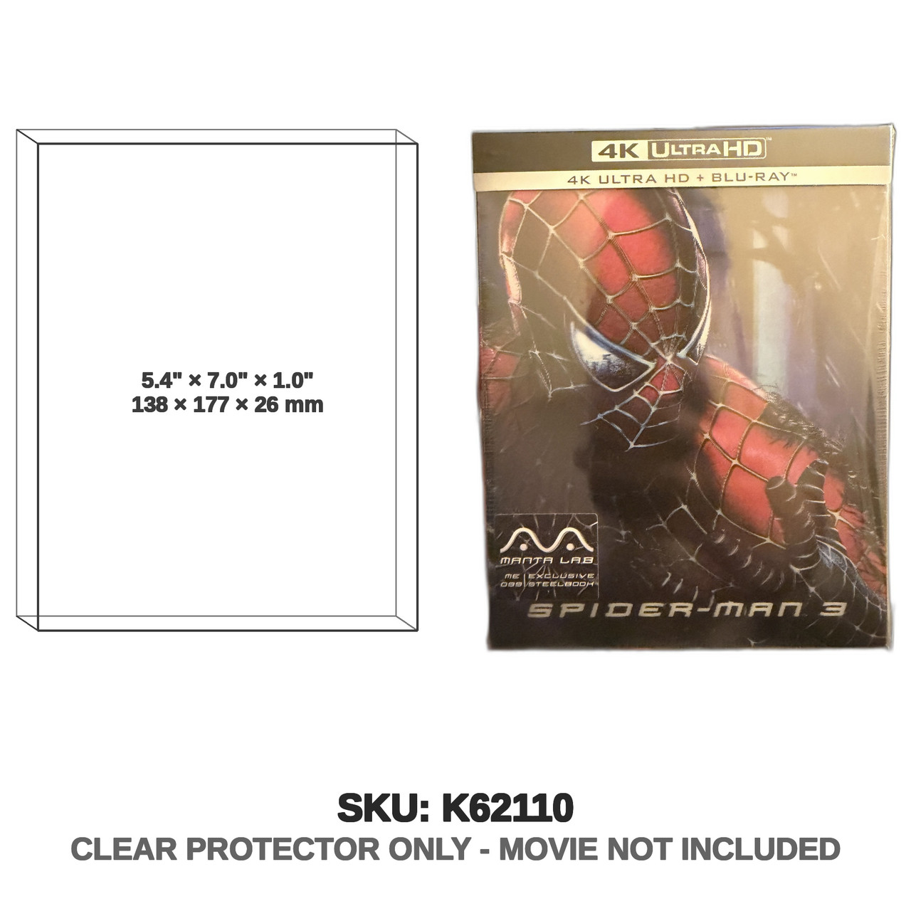 Manta Lab Spider-Man 3 Double Lenticular Slip