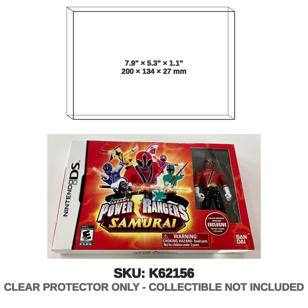 Bandai Power Rangers Nintendo DS Samurai Action Figure Bundle