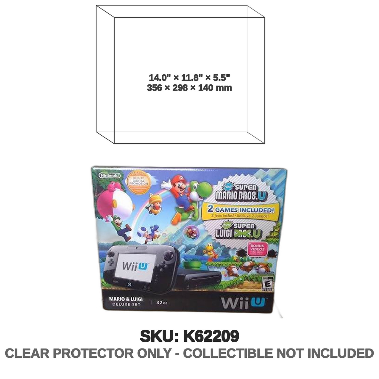 Nintendo Super Mario Bros. Wii U Console Box