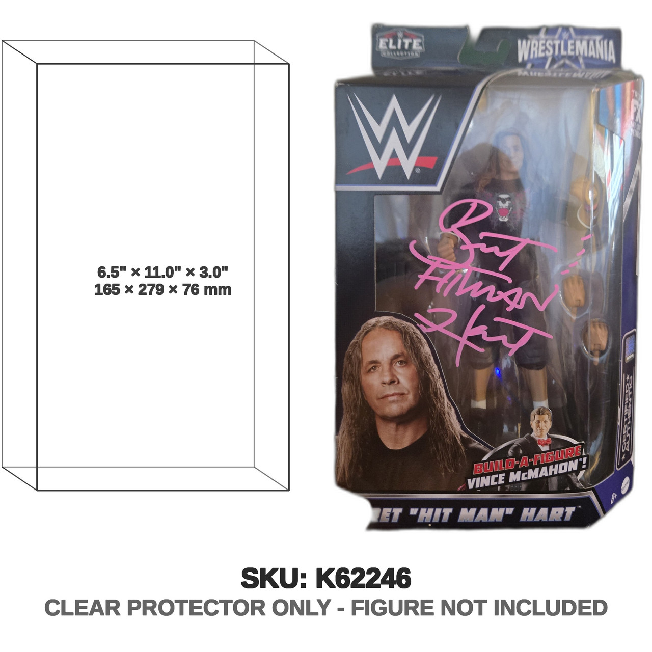 Mattel WWE Elite Collection Wrestlemania Bret Hart
