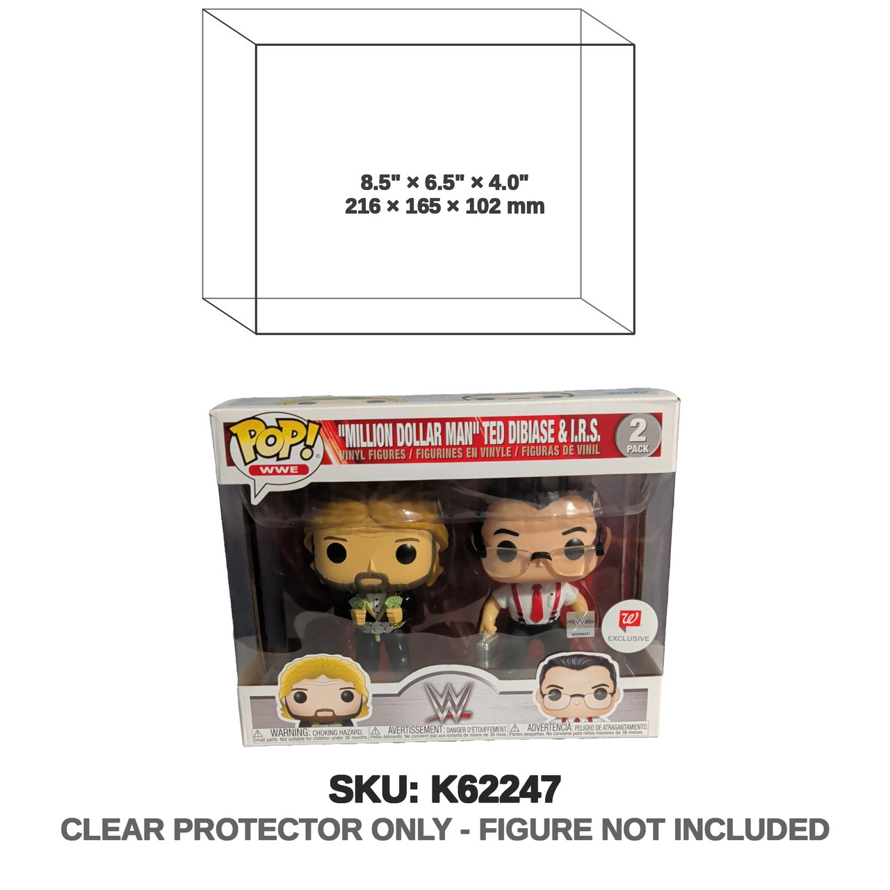 Funko WWE Pop! Dual - Ted Dibiase And I.r.s.