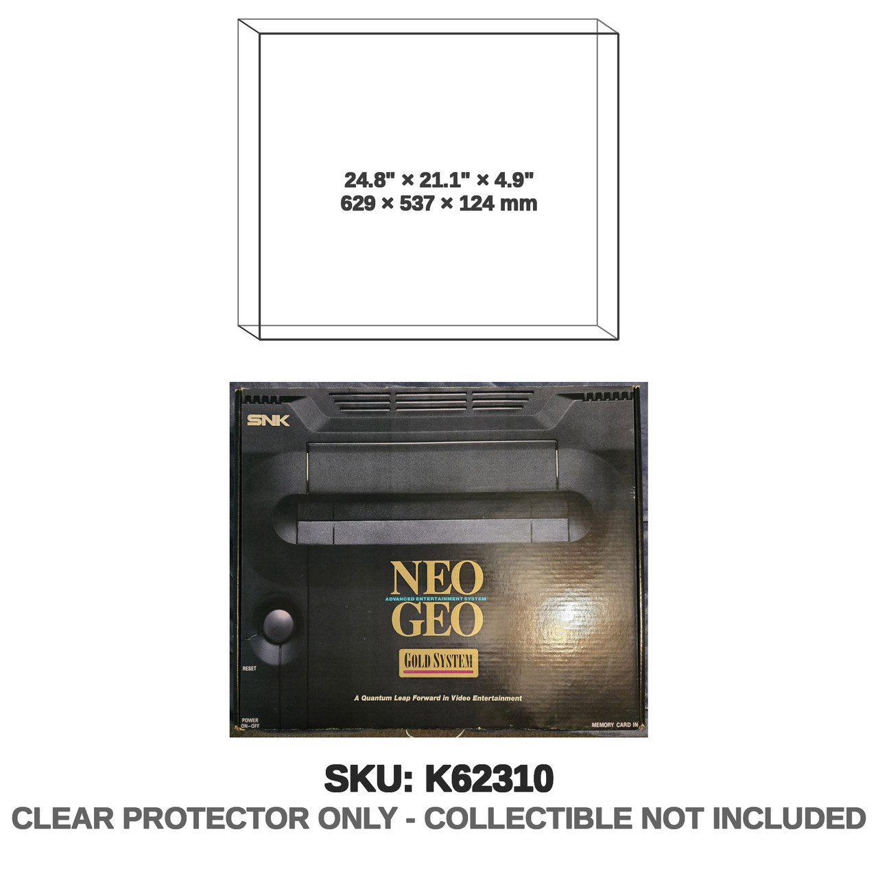 SNK Neo Geo AES Gold System Box
