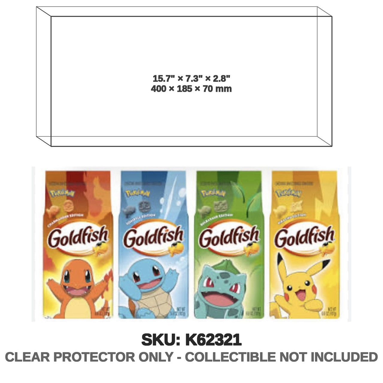 Pokemon Goldfish Crackers 4-Pack