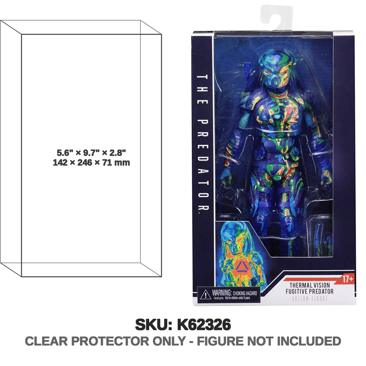 Thermal Vision Fugitive Predator Figure