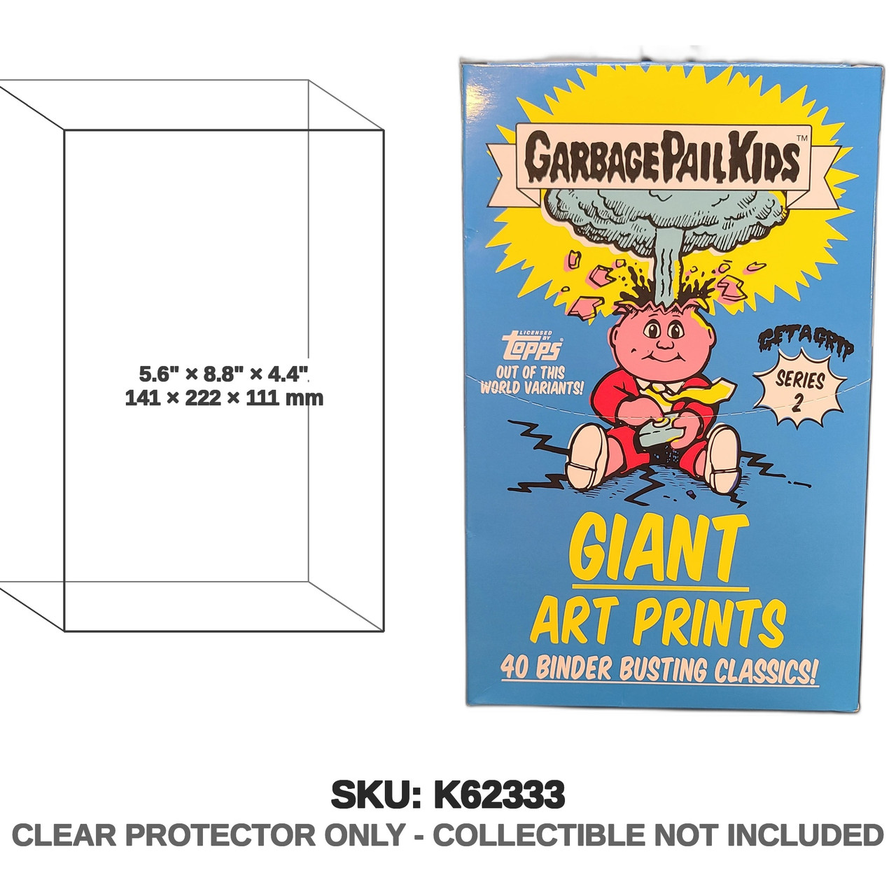 Abominable Toys Garbage Pail Kids Get a Grip Series Giant Art Prints