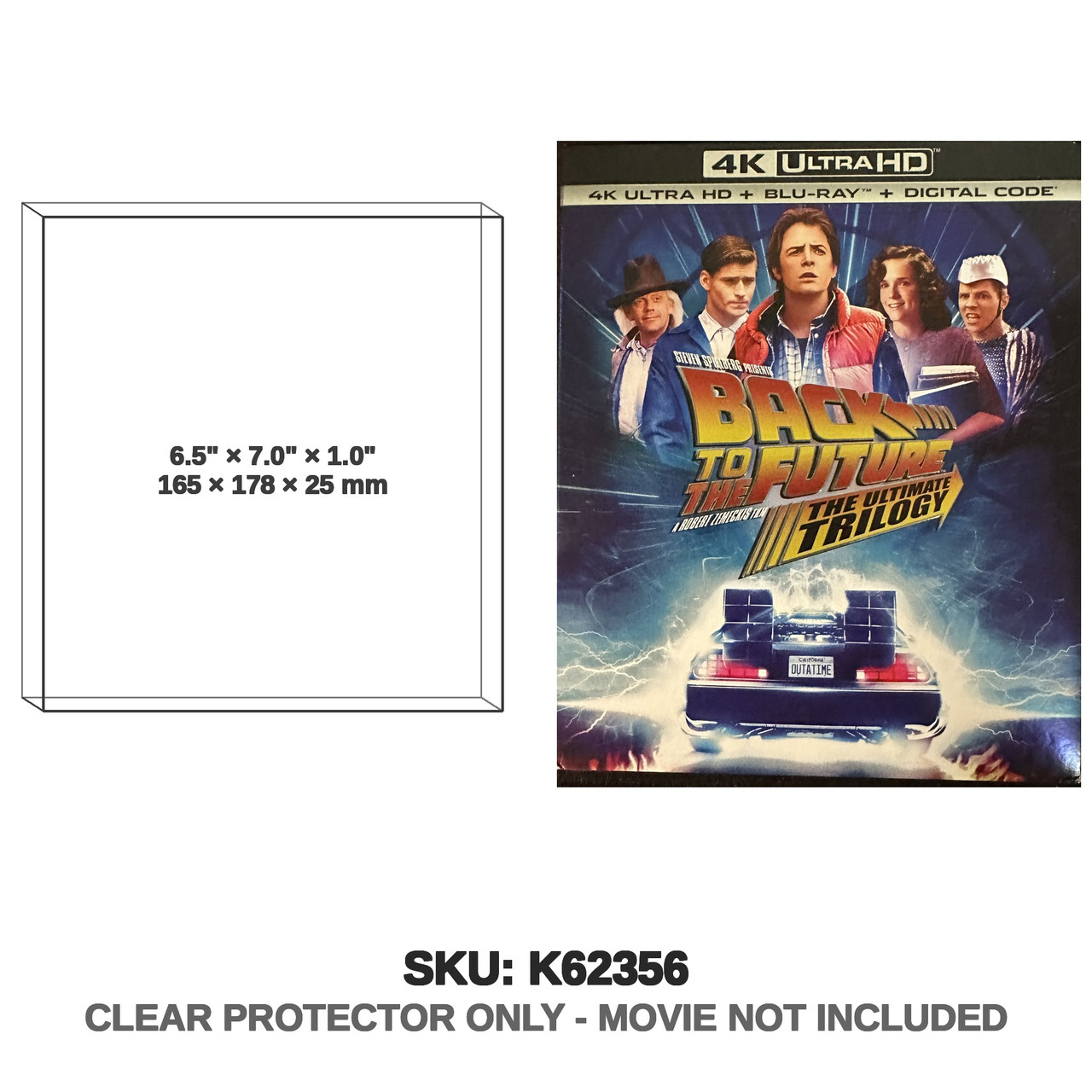 Universal Back to the Future 4K UHD Blu-ray