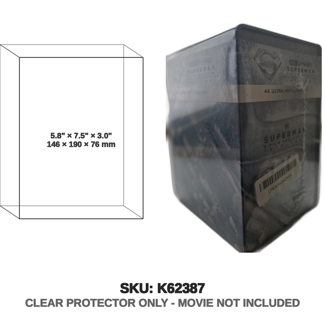 Warner Bros. Superman 5-Film Collection 4K Ultra HD + Blu-ray Steelbook
