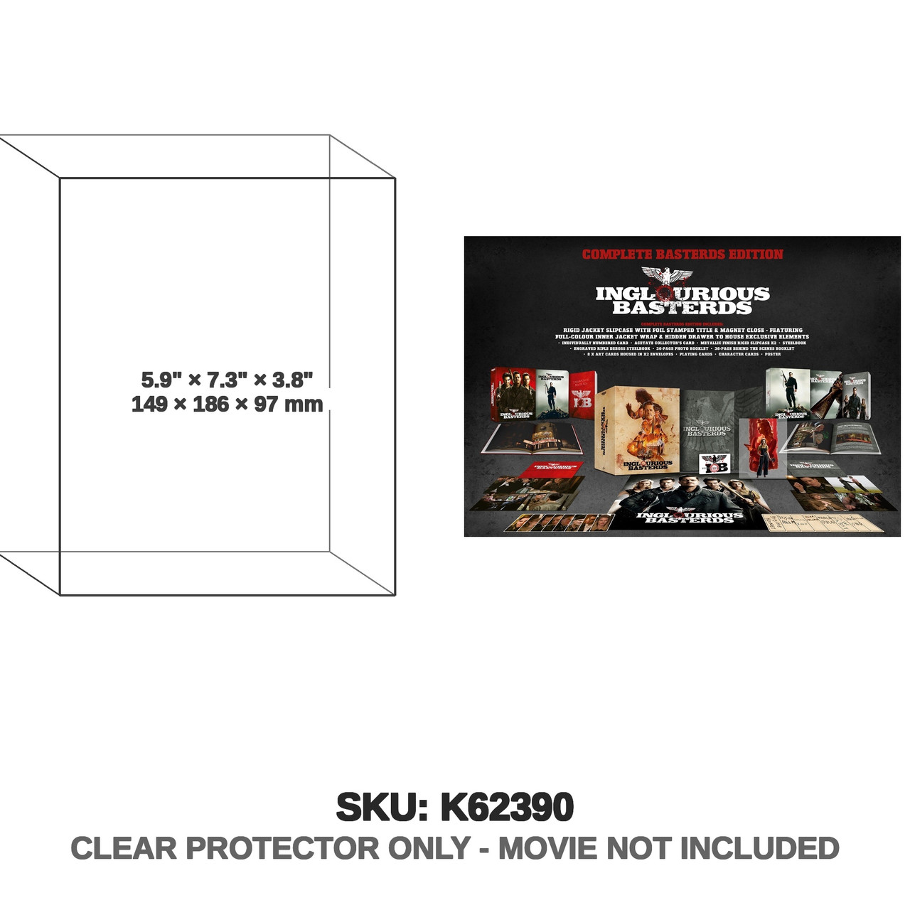 Weinstein Company Inglourious Basterds 4k Uhd - - Zavvi - Complete Basterds Edition