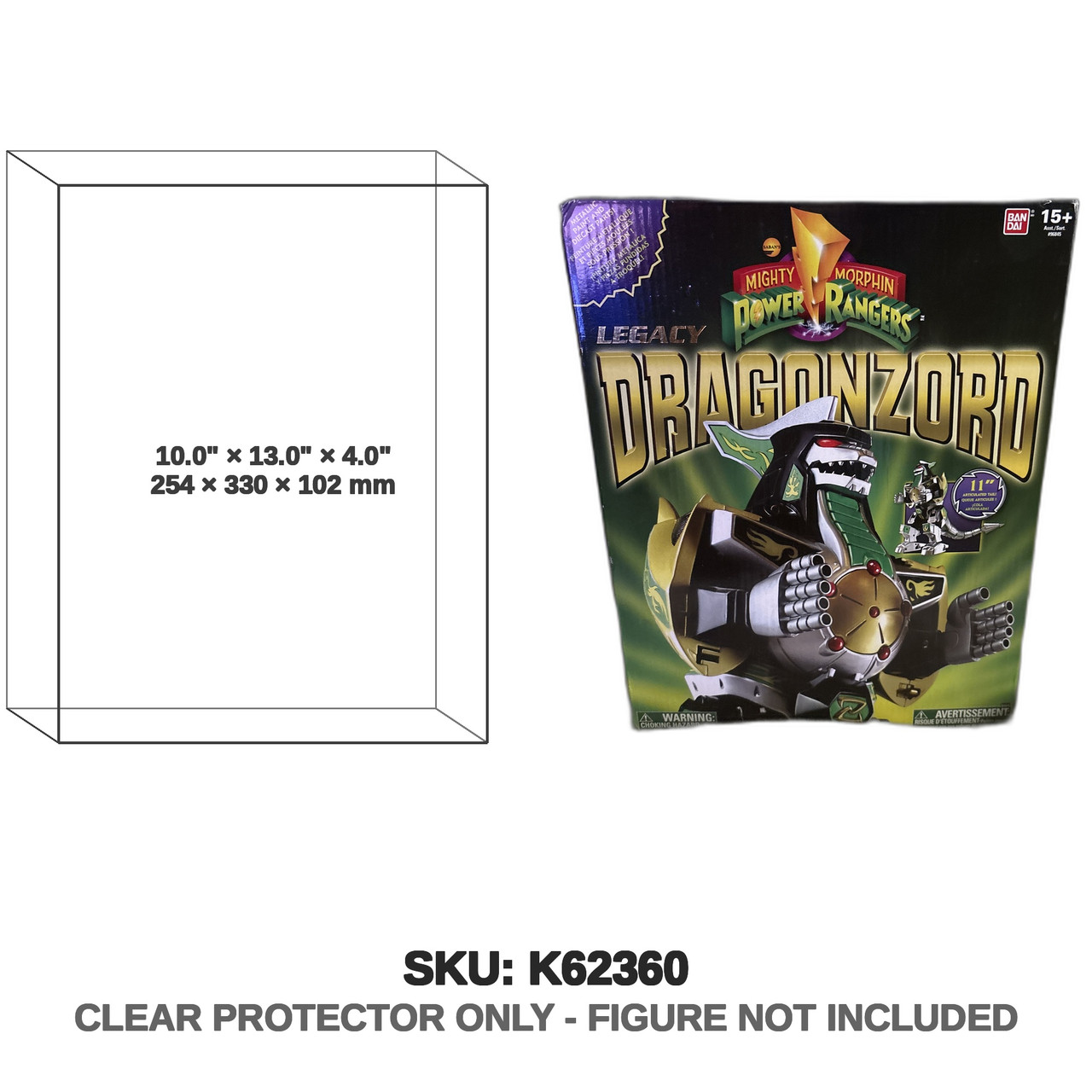 Bandai Power Rangers Legacy Mighty Morphin Dragonzord