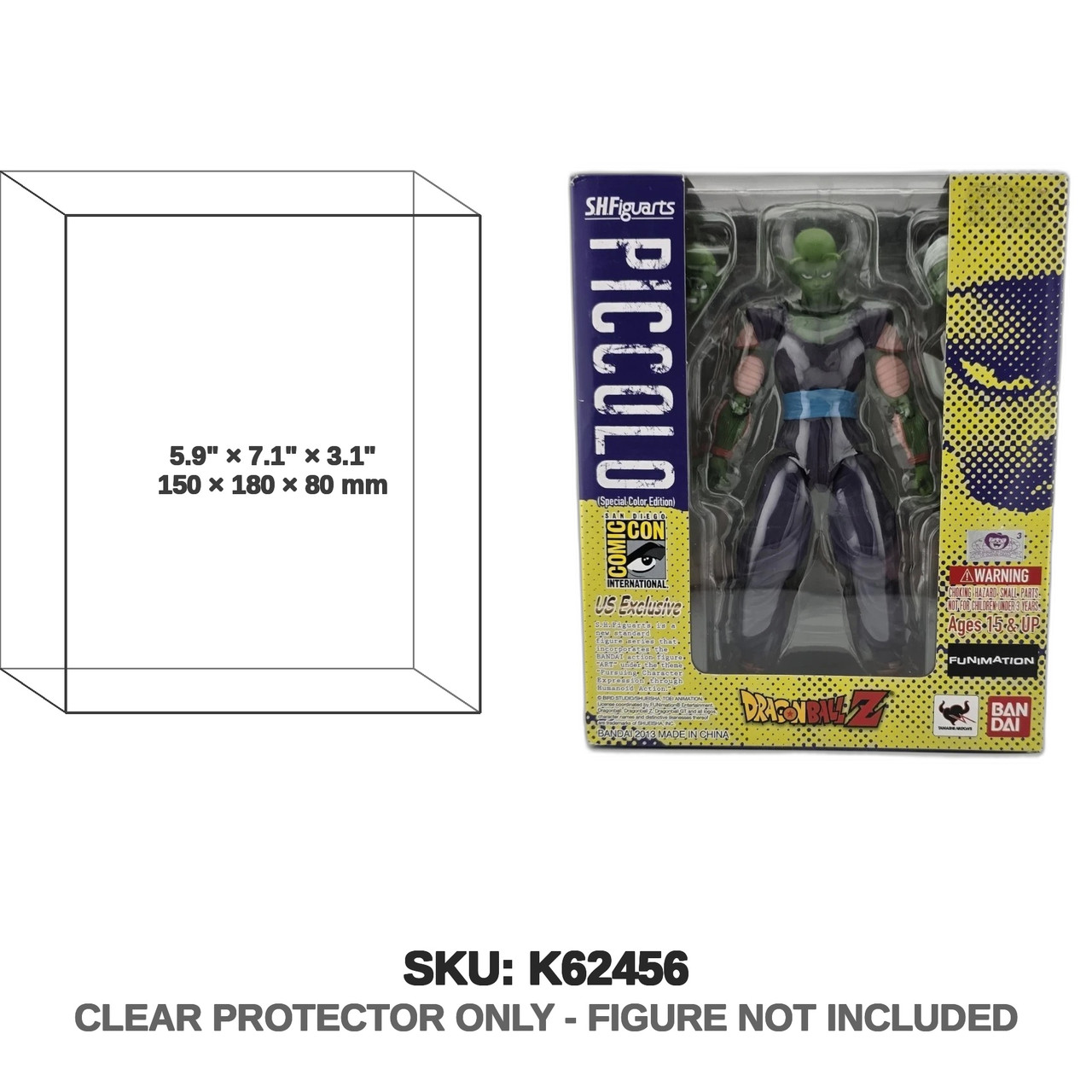 Piccolo SDCC 2013 Special Color Dragon Ball Z S.H.Figuarts Figure