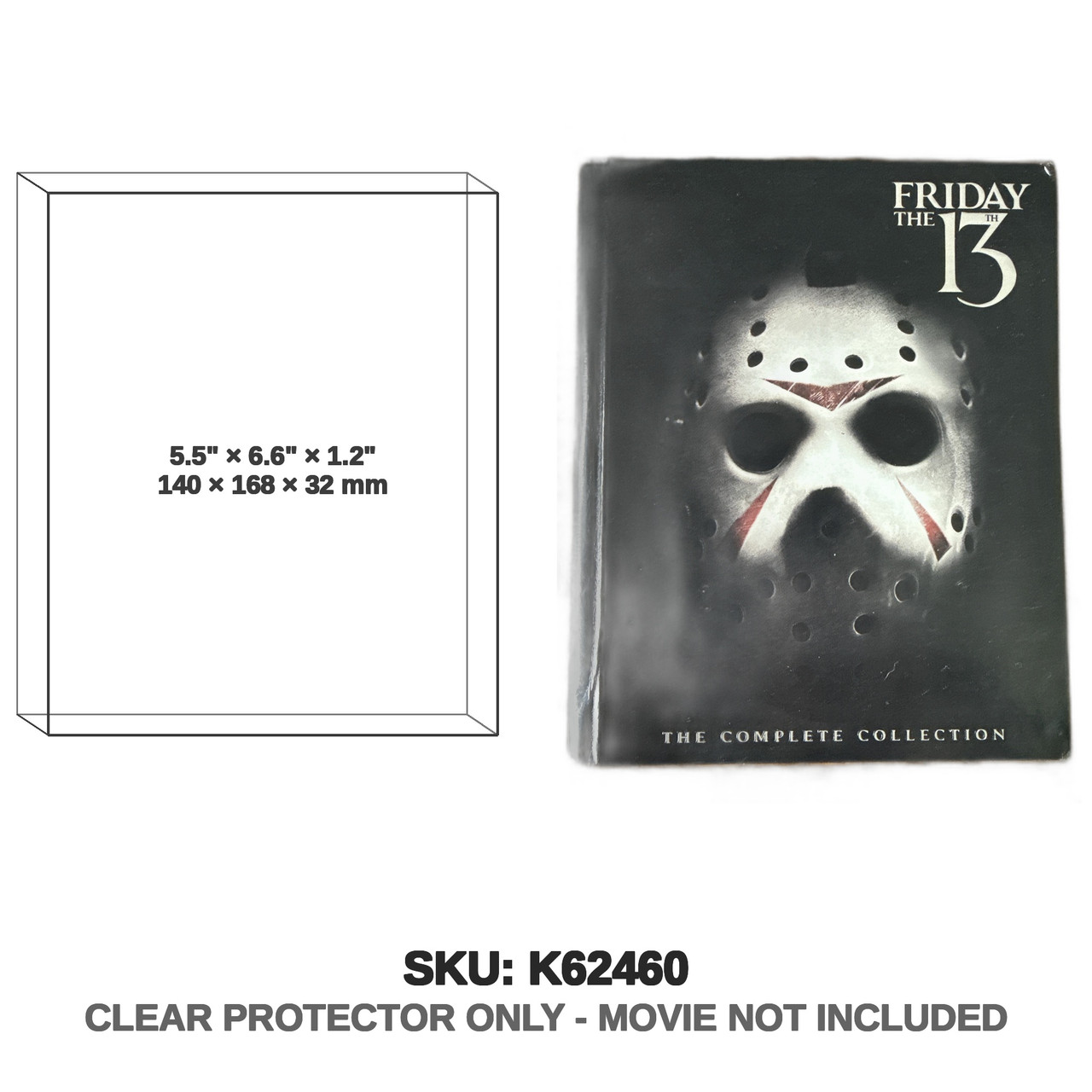 Friday The 13th Blu-Ray Collection W/ 3d Glasses