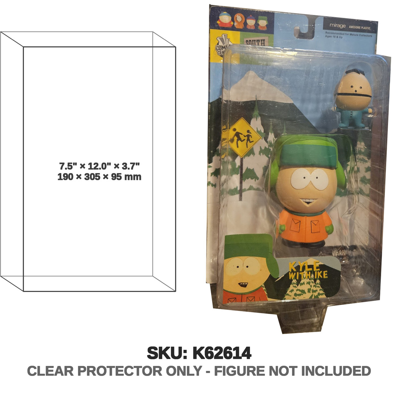 Mirage Toys South Park Series 1 Kyle With Ike Action Figure