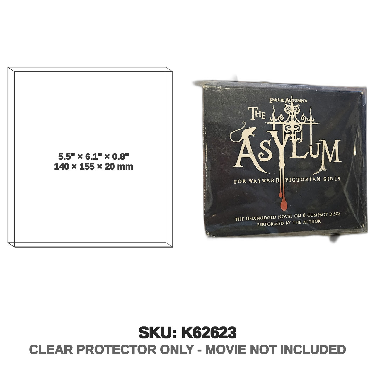 Emilie Autumn The Asylum for Wayward Victorian Girls Audiobook CD