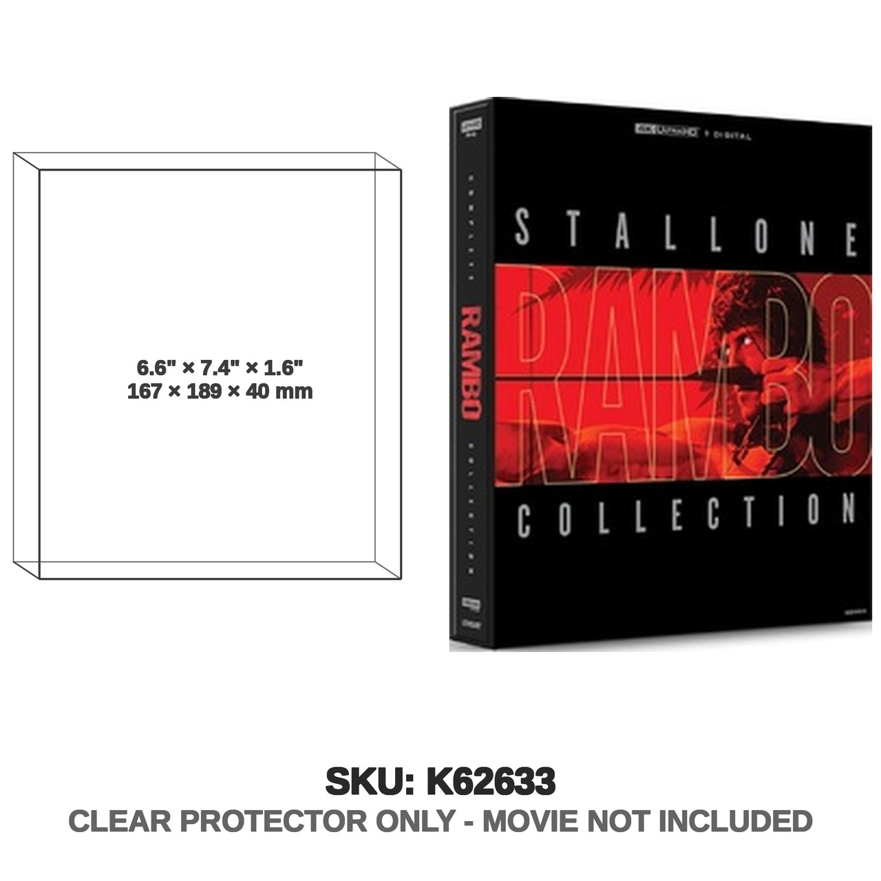Rambo Complete Collection 4K UHD Amazon Digipack
