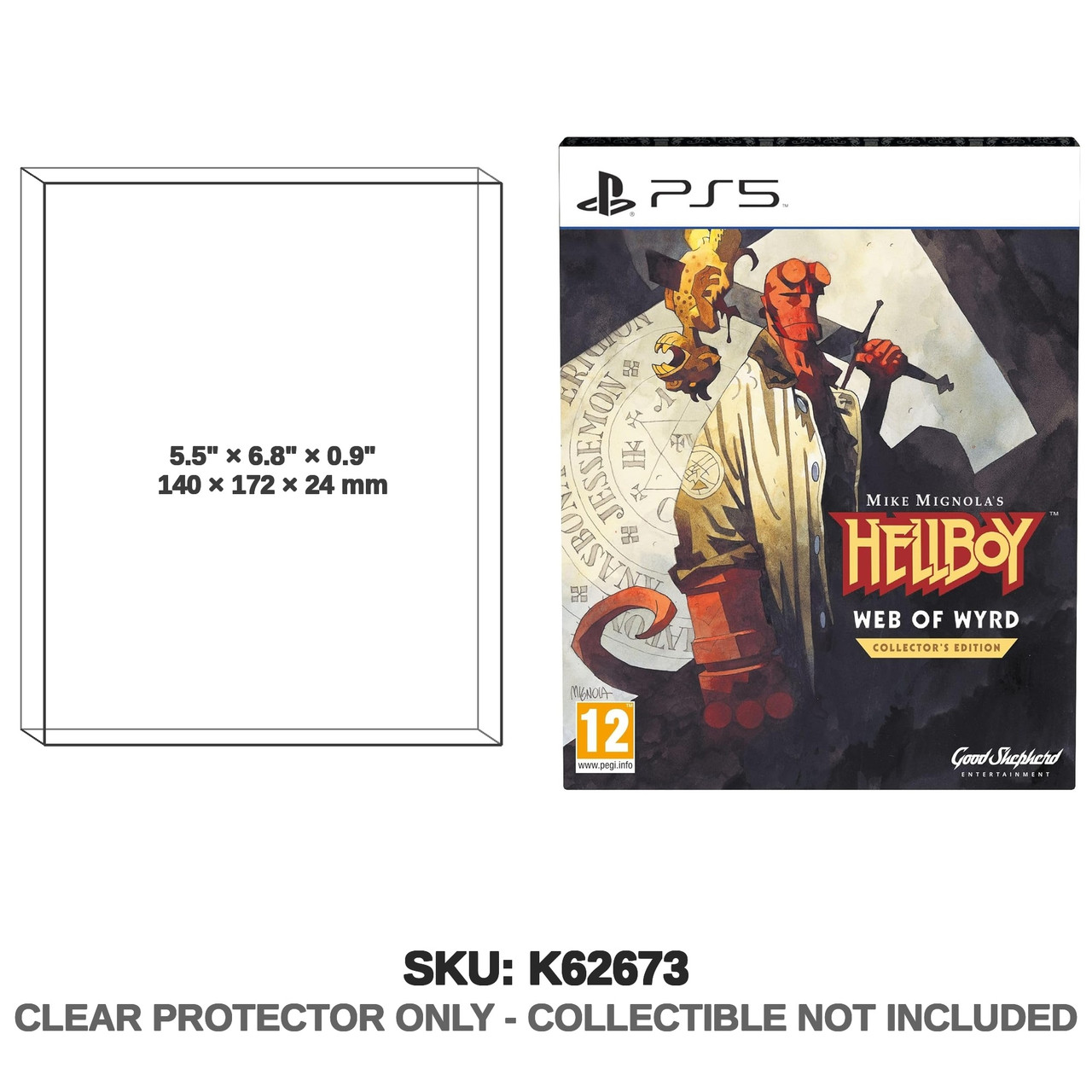 Bandai Hellboy PS5 Mike Mignola's Web Of Wyrd Collector's Edition