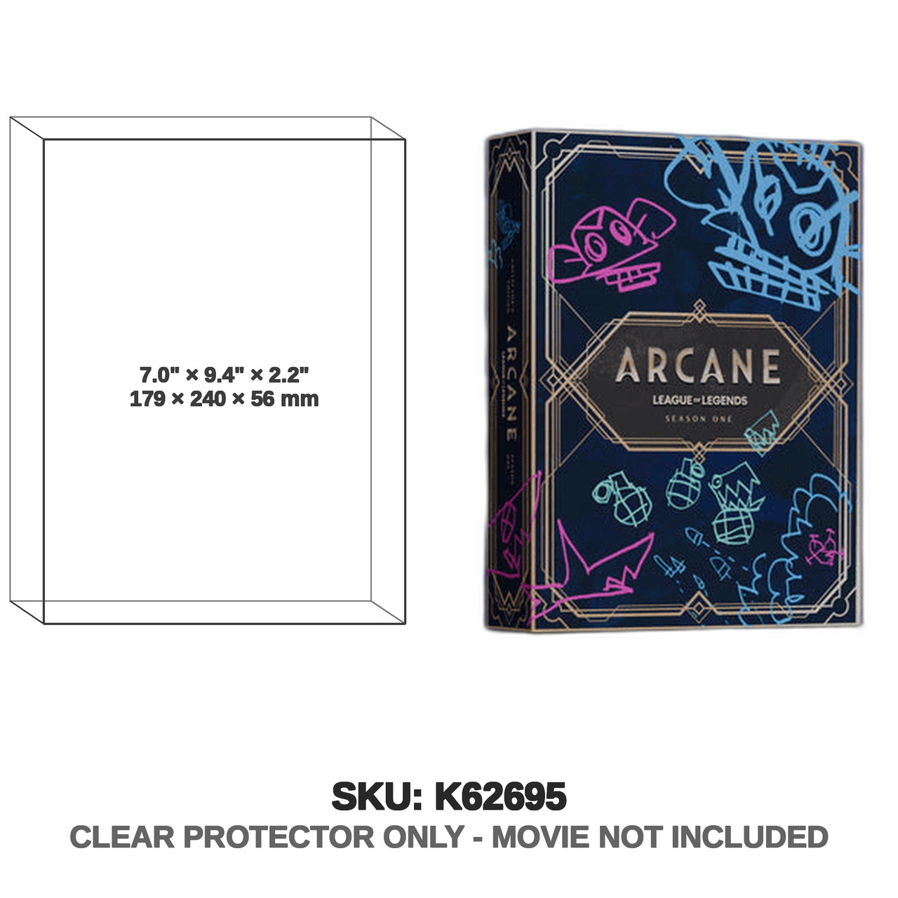 Arcane: League of Legends Season 1 Collector's Edition [4K UHD + Blu-ray] UK