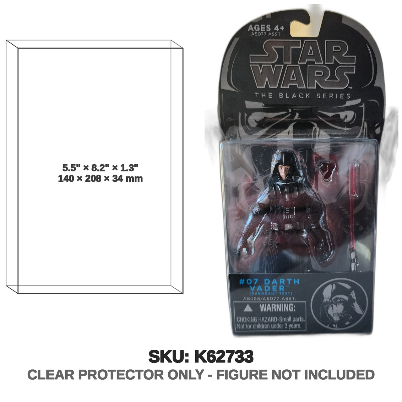 Darth Vader Dagobah Test Star Wars The Black Series Figure