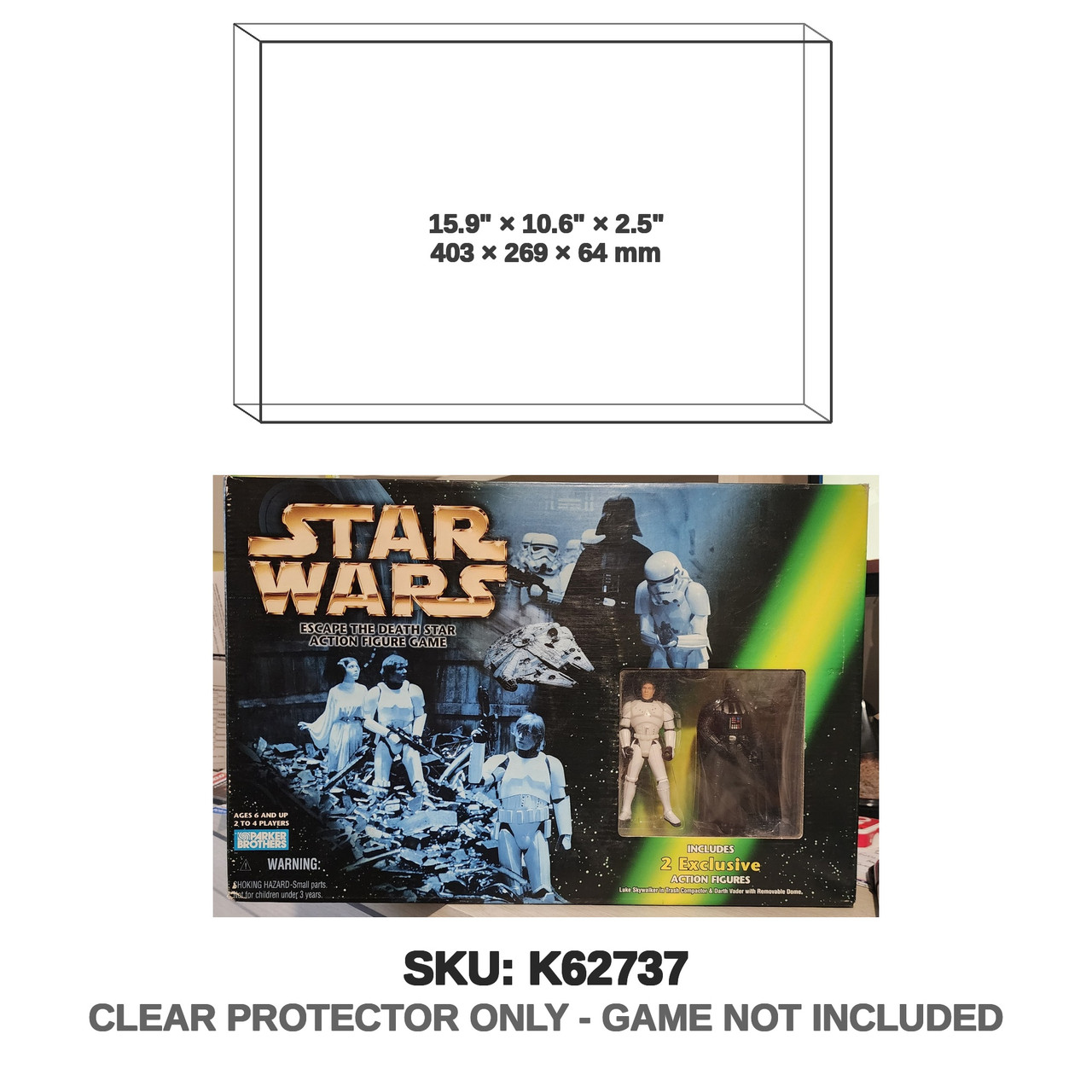 Kenner Star Wars Escape The Death Star Action Figure Game