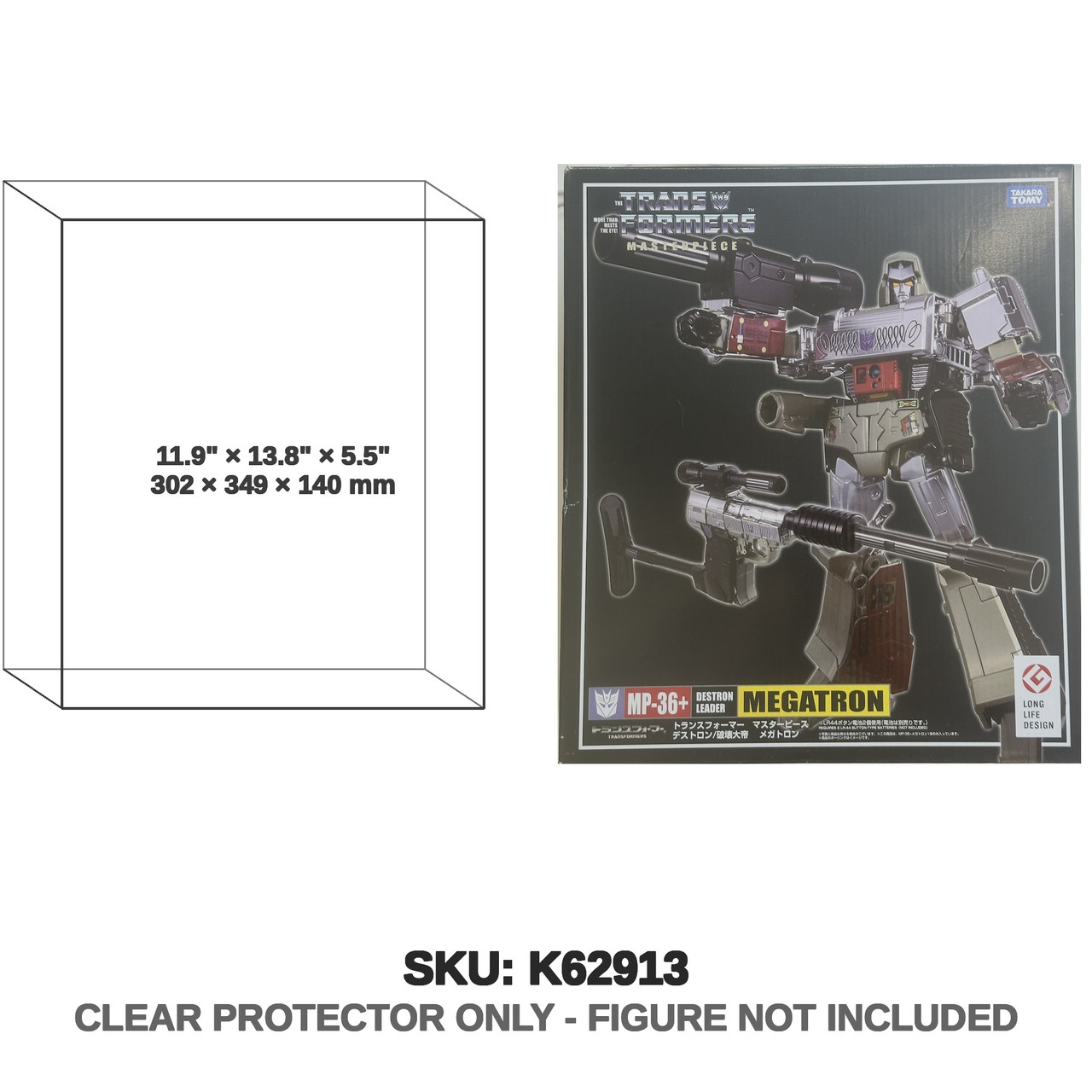 Megatron Transformers Masterpiece MP-36+ Destron Leader Figure