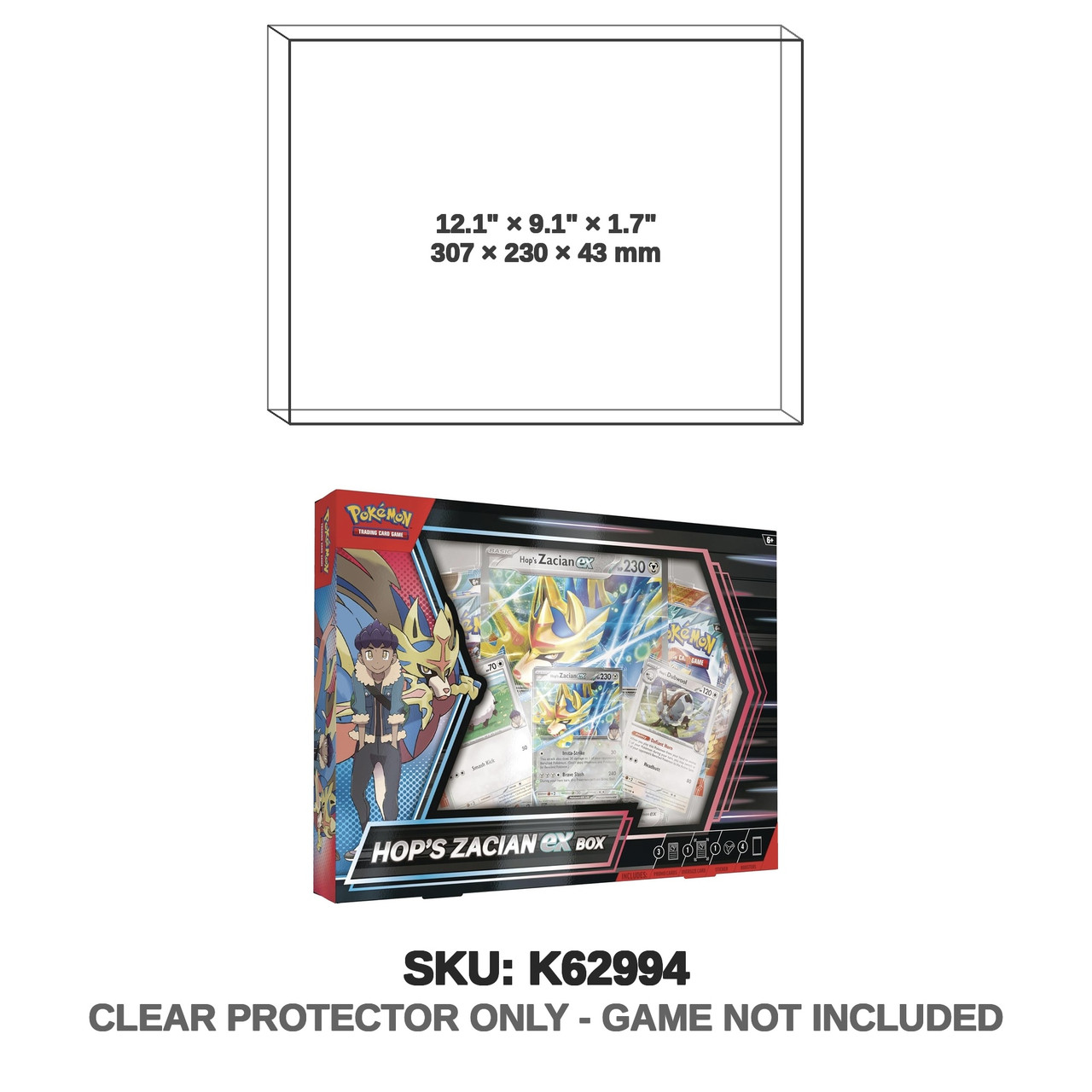 Pokemon Hop’s Zacian Ex Box
