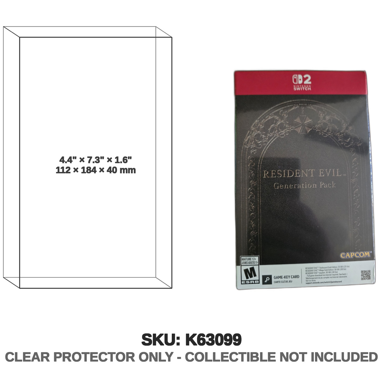 Capcom Resident Evil Nintendo Switch 2 Generation Pack (sealed)