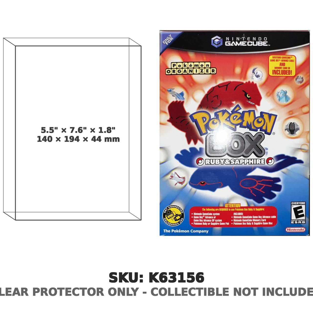 Pokemon Box Ruby & Sapphire GameCube