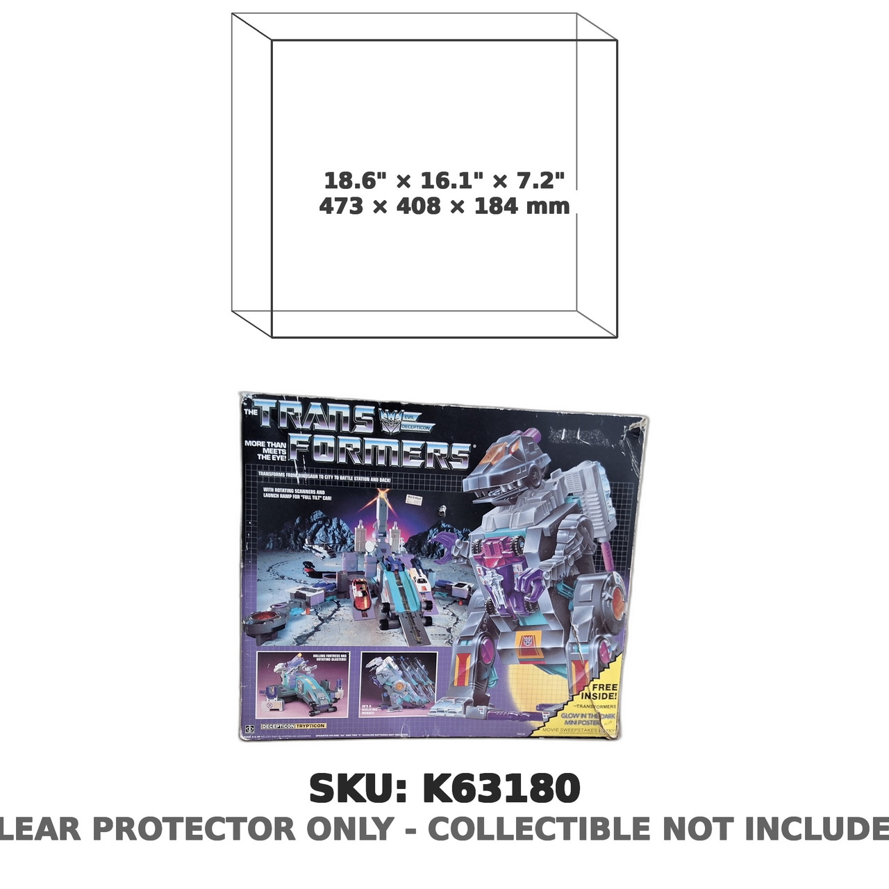 Trypticon Transformers G1 Figure