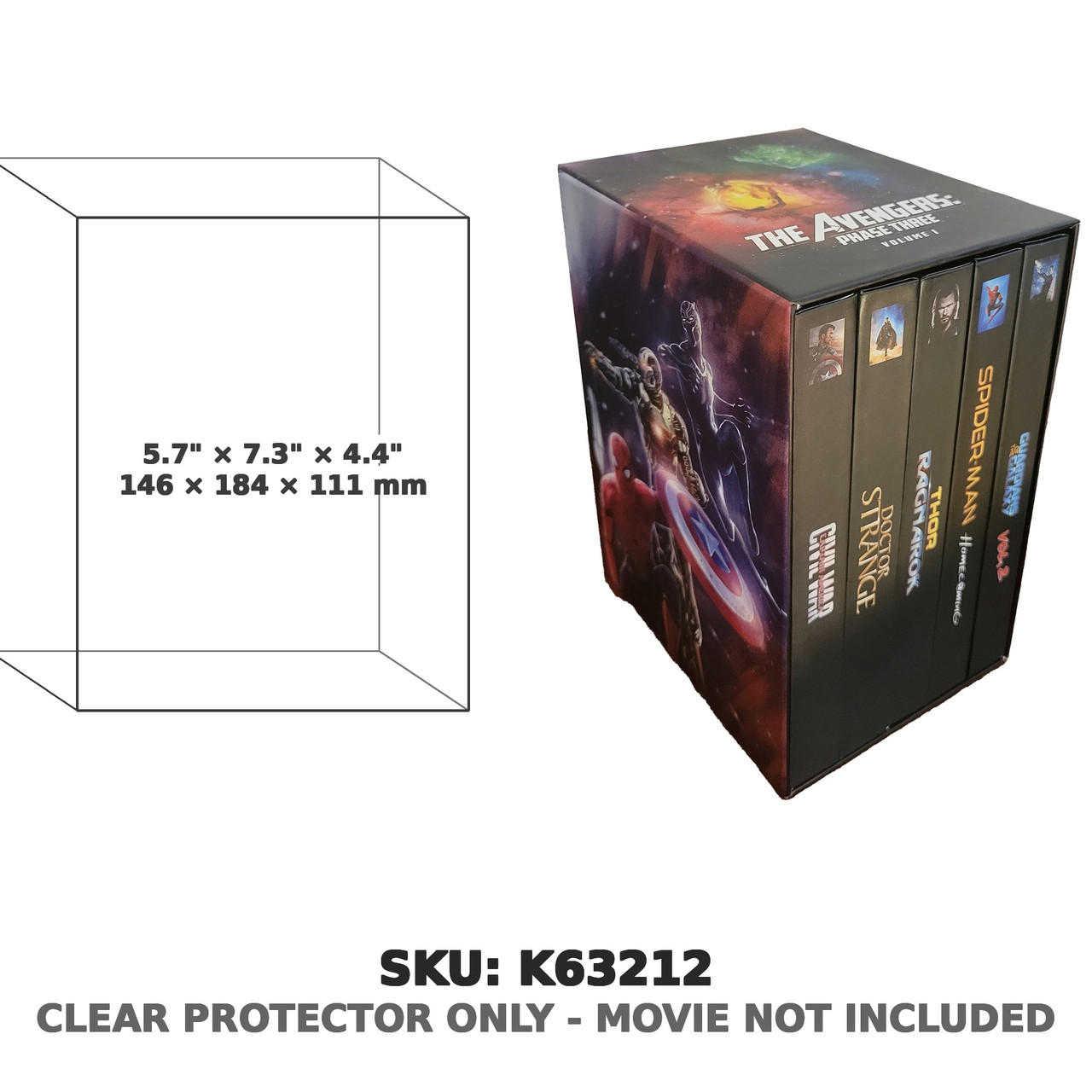 The Avengers Phase Three Vol. 1 Marvel Blu-ray Boxset