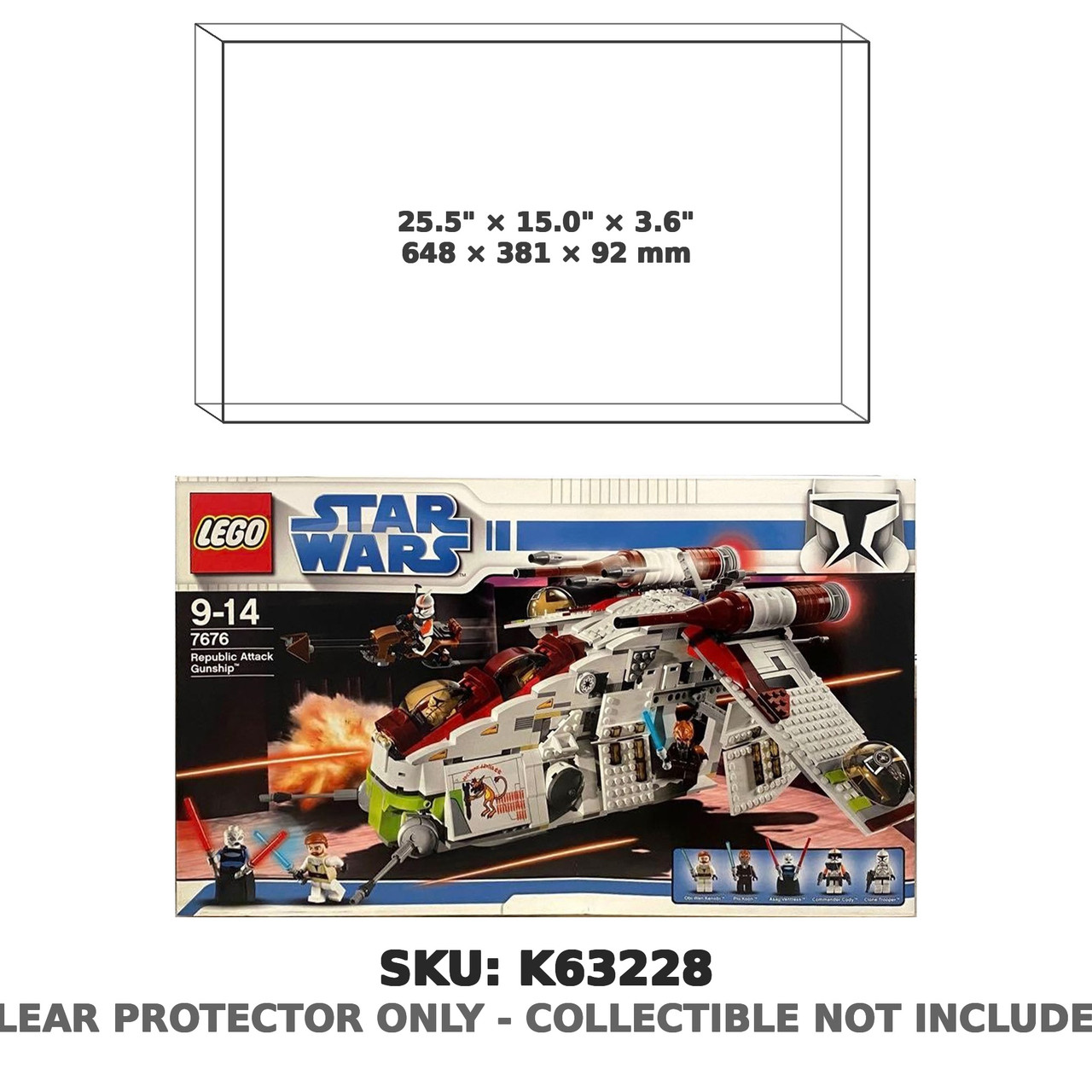 Lego Star Wars Republic Attack Gunship 7676