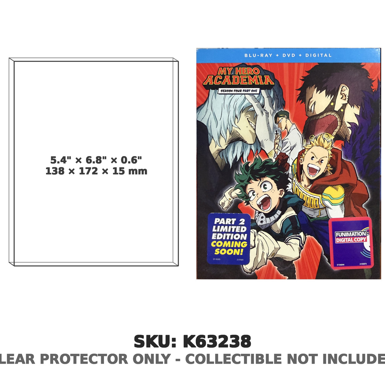 My Hero Academia Season 4 Part 1 Blu-ray