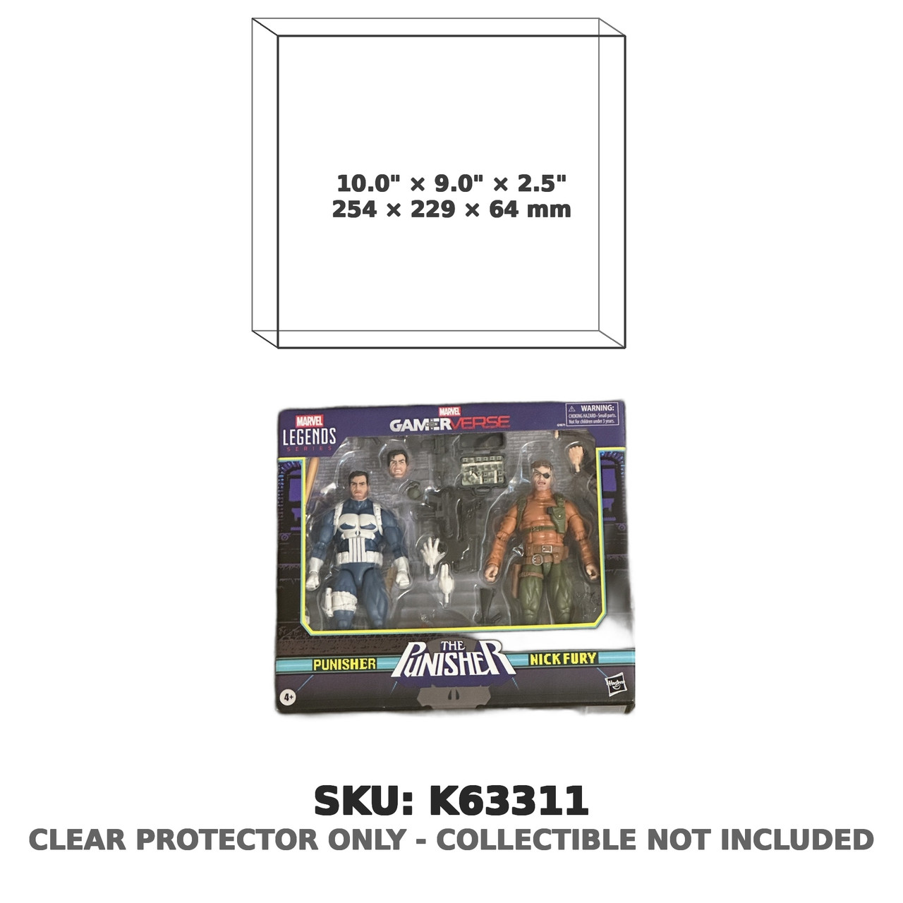 Punisher and Nick Fury Marvel Legends Gamerverse Figure 2-Pack