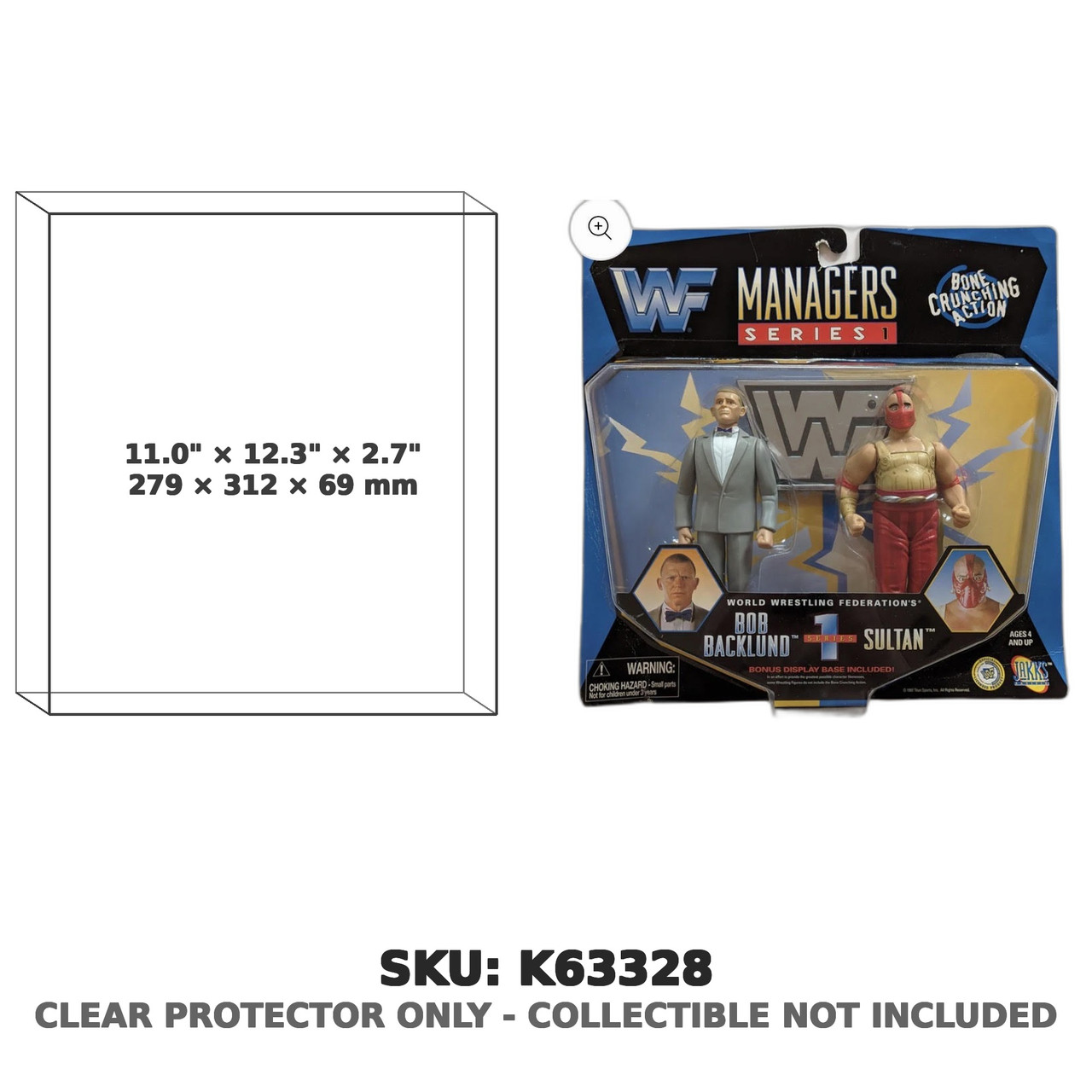 Bob Backlund & Sultan WWF Managers Series 1 Figure 2-Pack