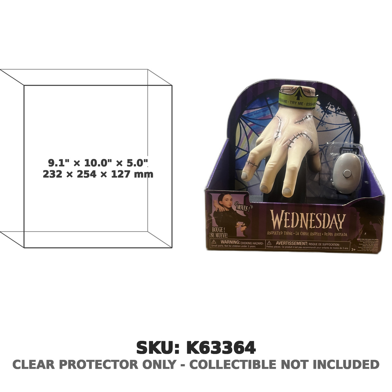 Thing Wednesday Animated Figure