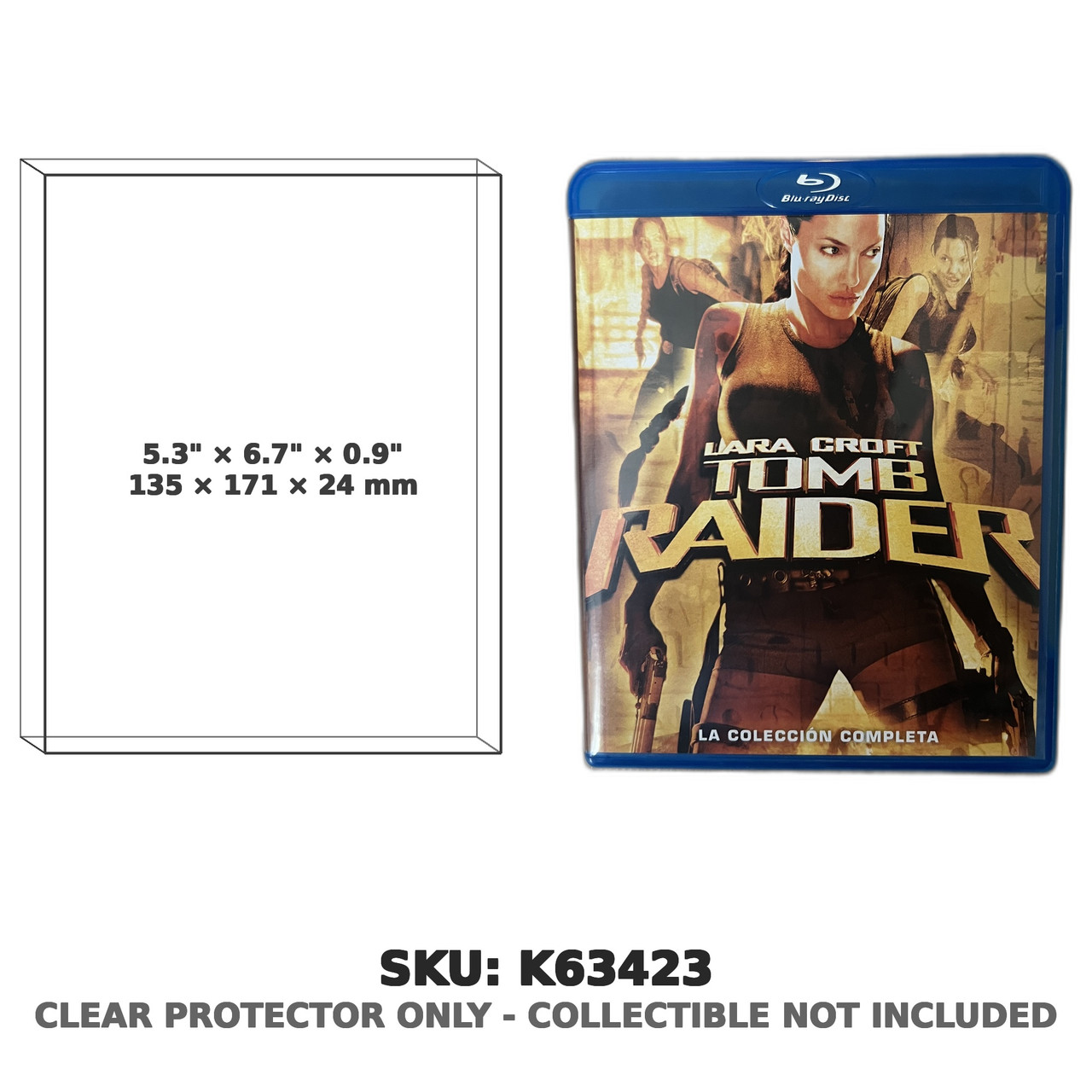 Lara Croft Tomb Raider Movie Complete Collection Blu-ray Spanish