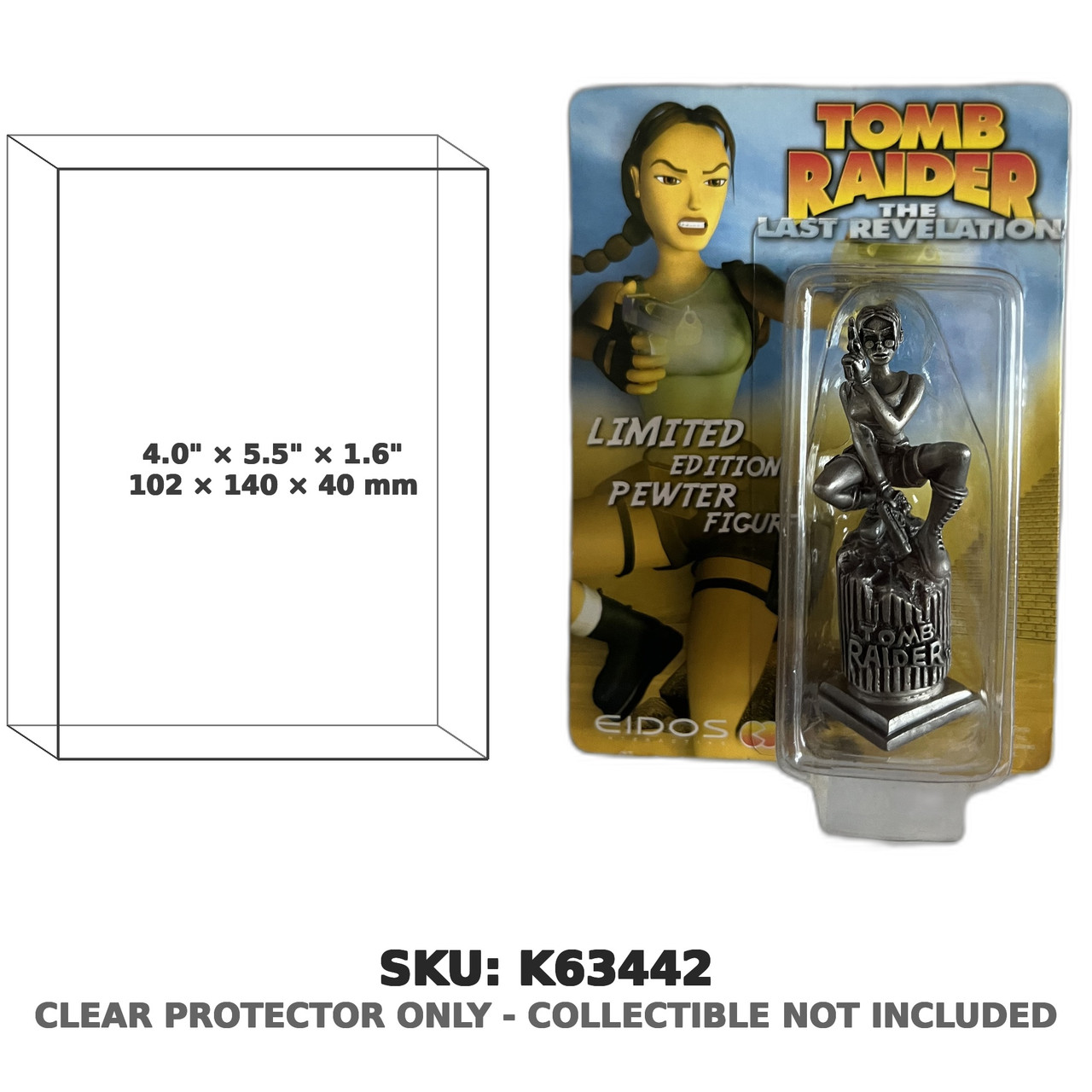 Lara Croft Tomb Raider Last Revelation Pewter Figure