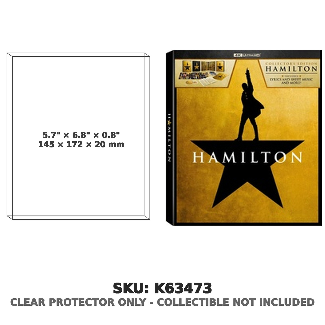 Hamilton 4K Ultra HD Collector's Edition DigiPack
