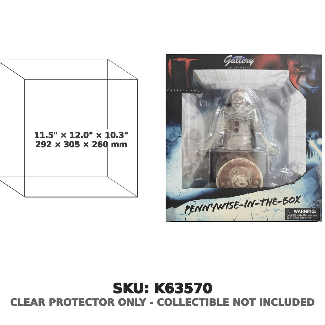 Pennywise-in-the-Box IT Chapter Two Gallery Diorama