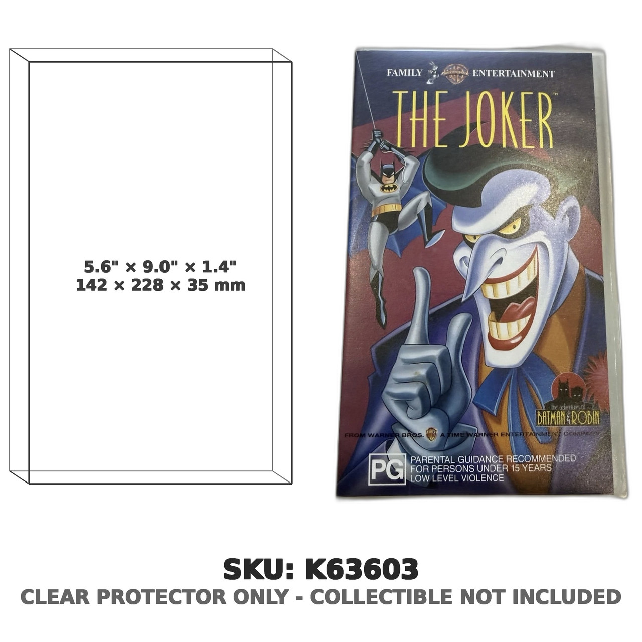 The Joker Adventures of Batman & Robin VHS PAL