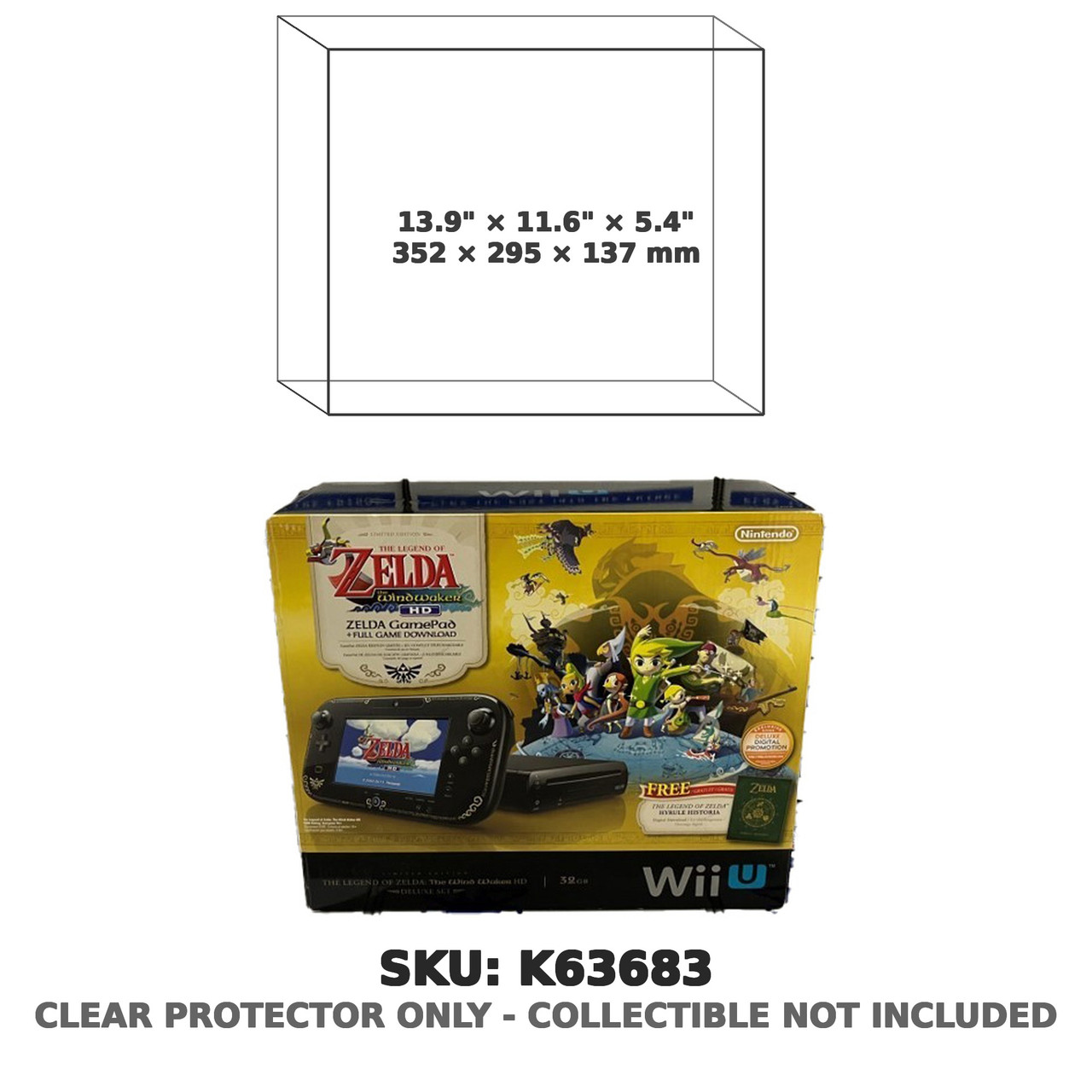 Zelda Wind Waker HD Wii U Deluxe Set Console