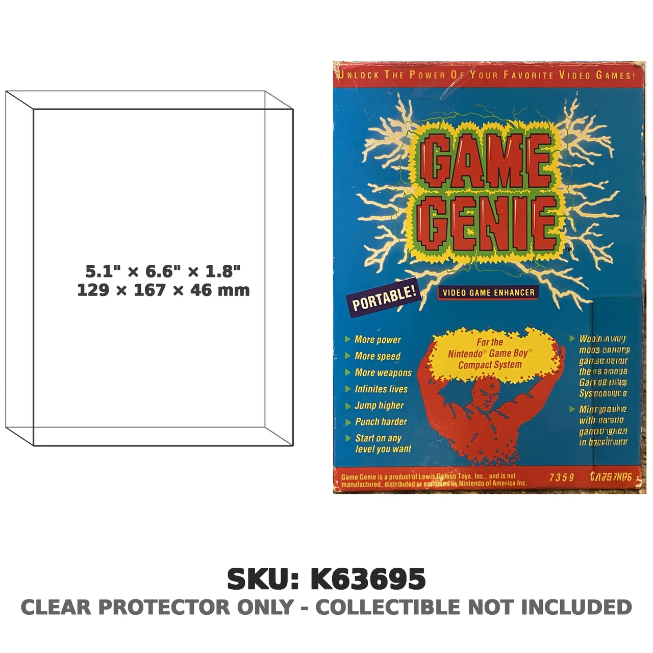 Game Genie Game Boy Video Game Enhancer