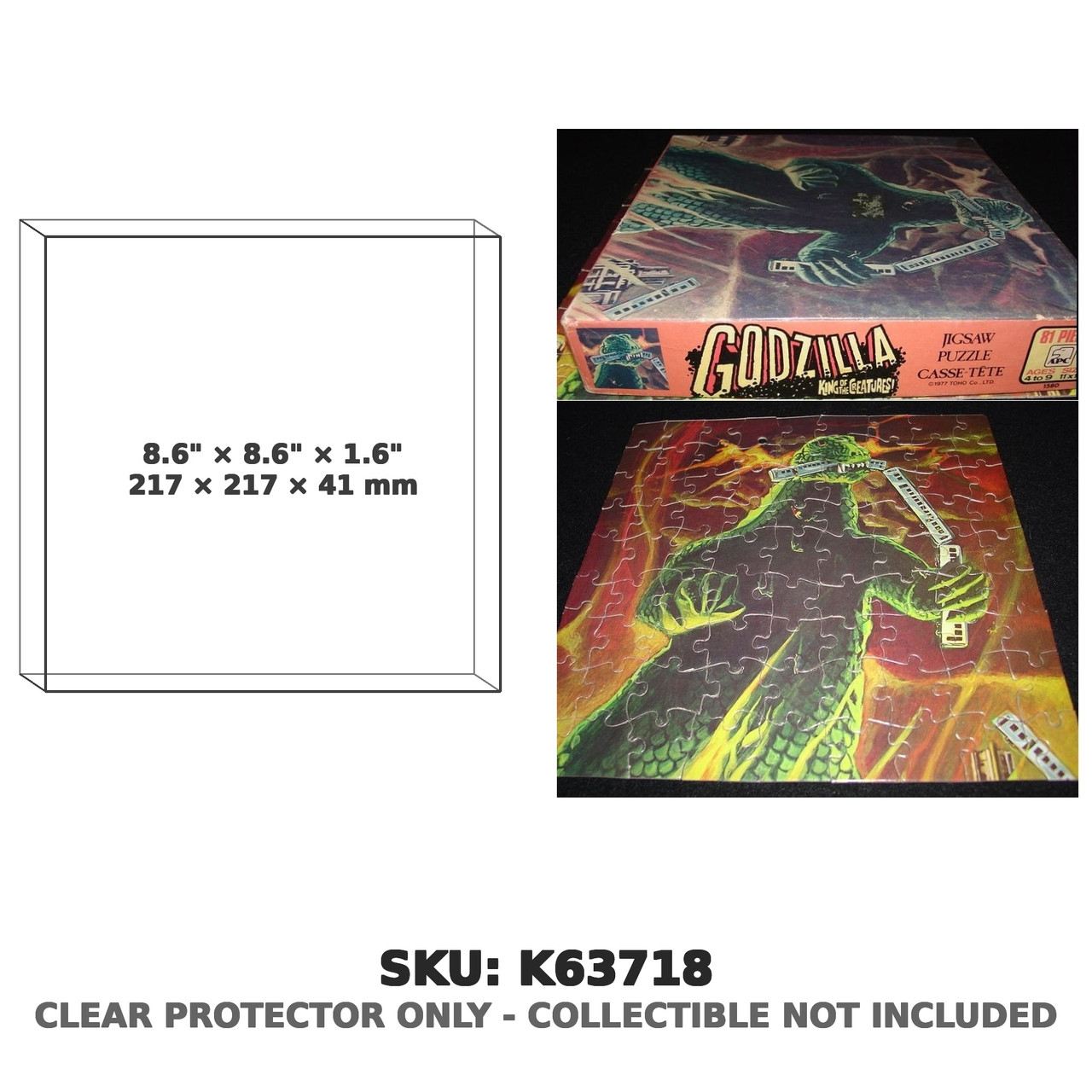 Godzilla King of the Creatures Jigsaw Puzzle 81 Piece