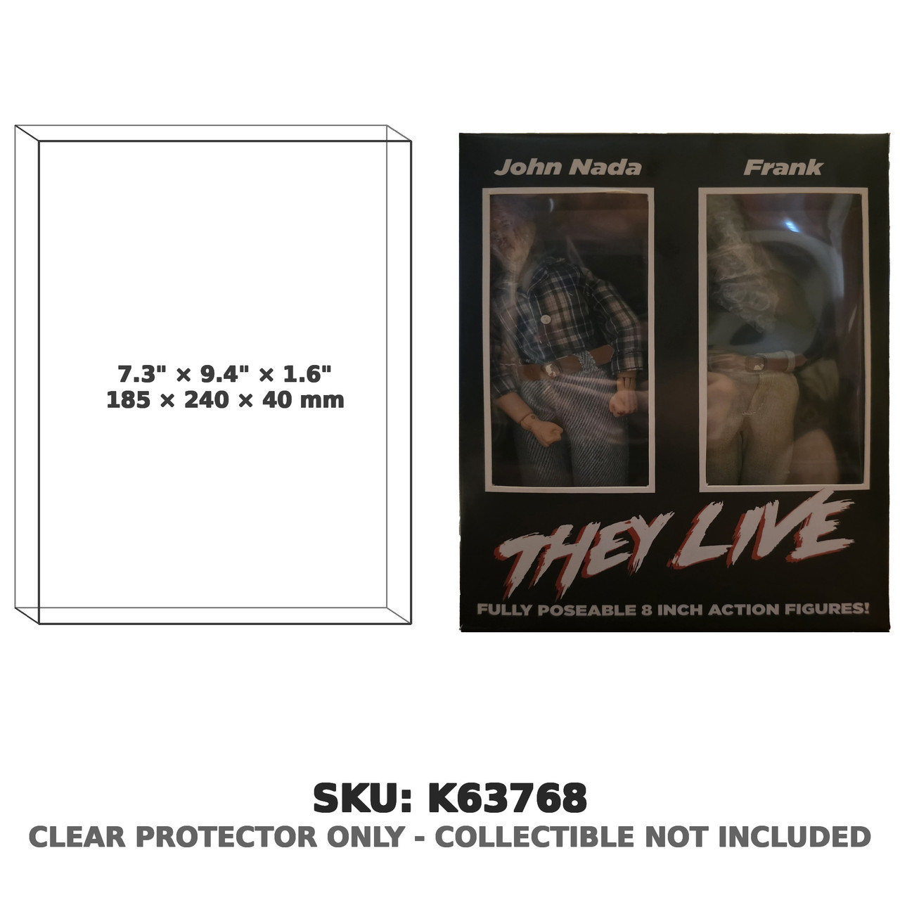 John Nada & Frank They Live Fight Scene Figure Set