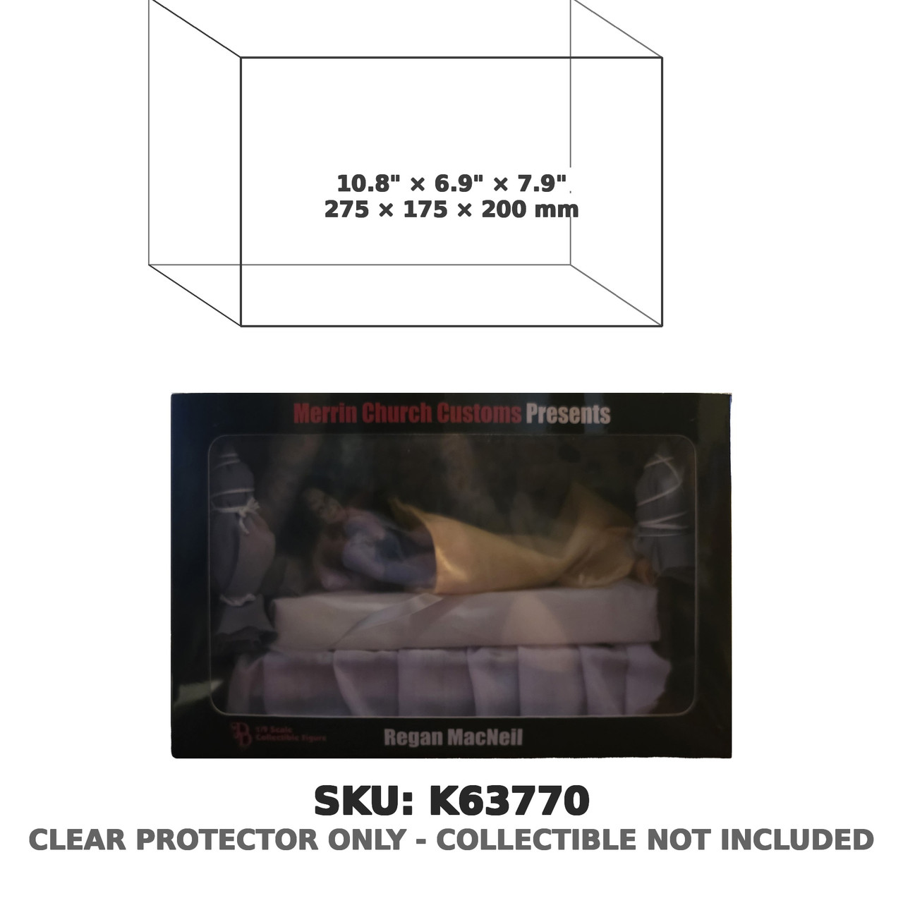 Regan MacNeil Exorcist In Bed Figure